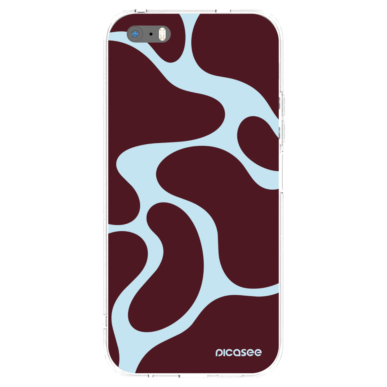 Picasee silikonska prozirna maskica za Apple iPhone 5/5S/SE - Soft Detour