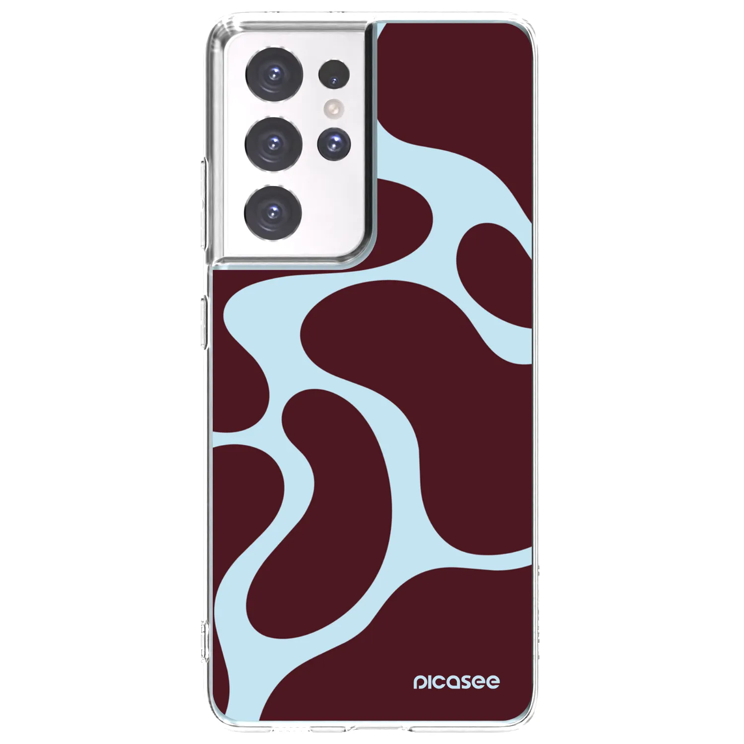 Picasee silikonska prozirna maskica za Samsung Galaxy S21 Ultra 5G G998B - Soft Detour