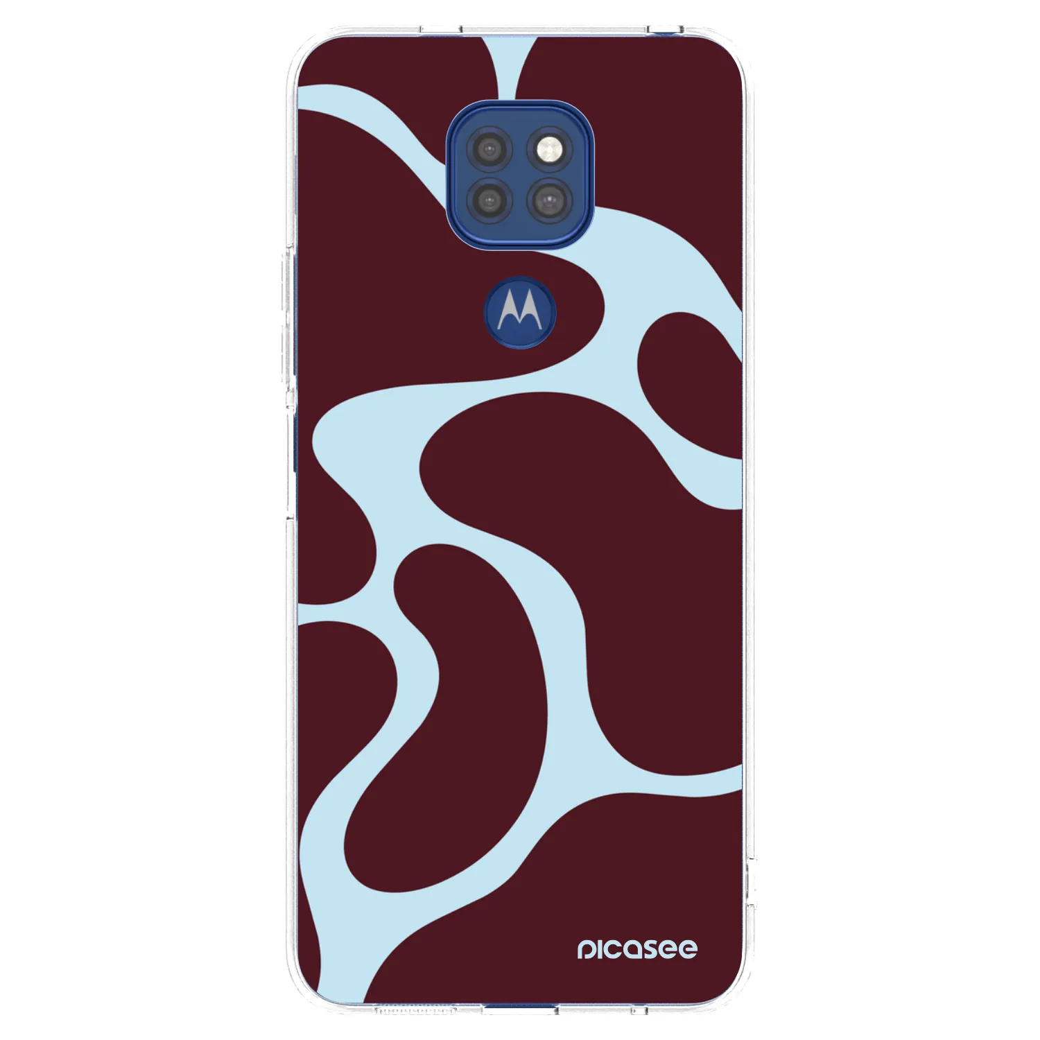 Picasee silikonska prozirna maskica za Motorola Moto G9 Play - Soft Detour