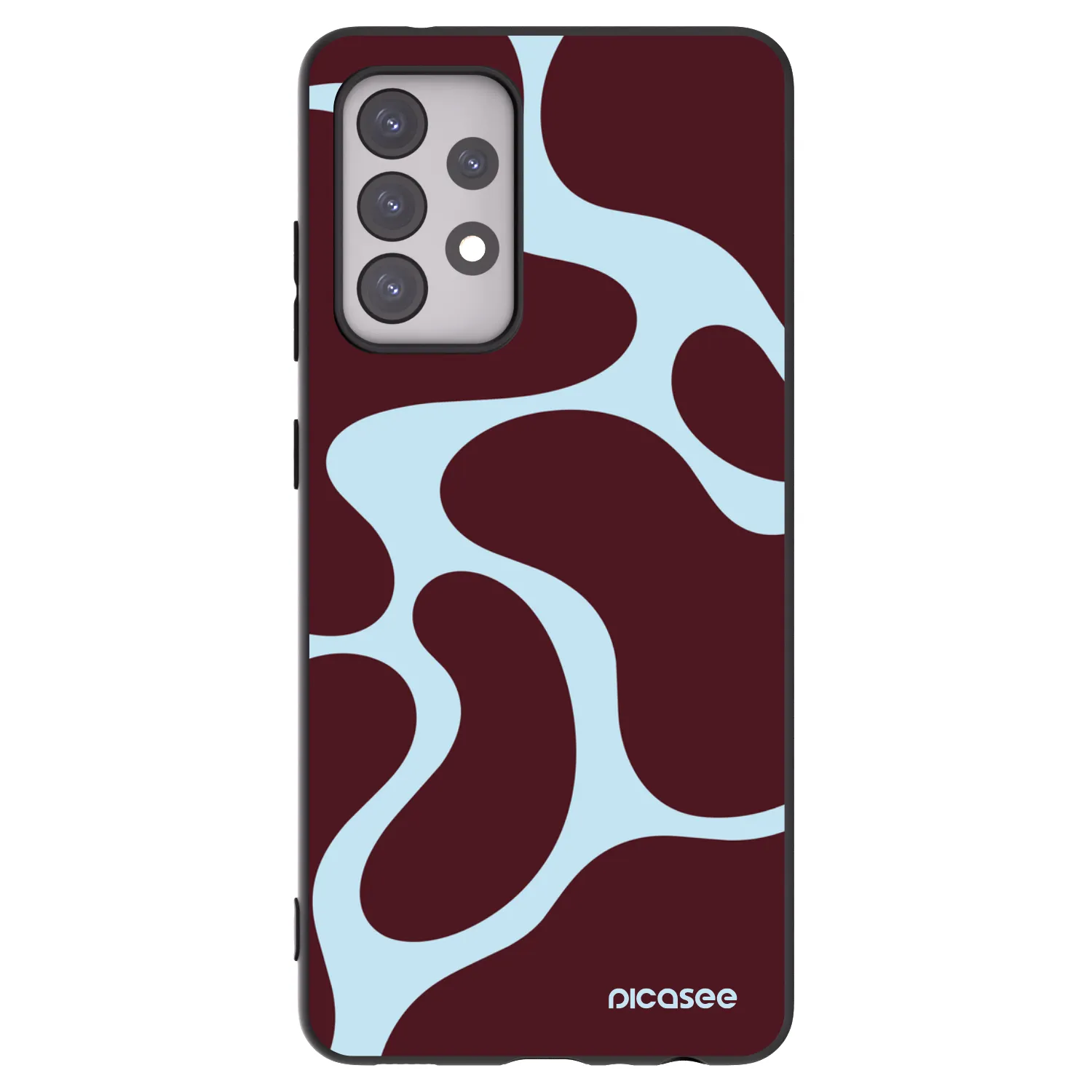 Picasee crna silikonska maskica za Samsung Galaxy A52 5G A525F - Soft Detour