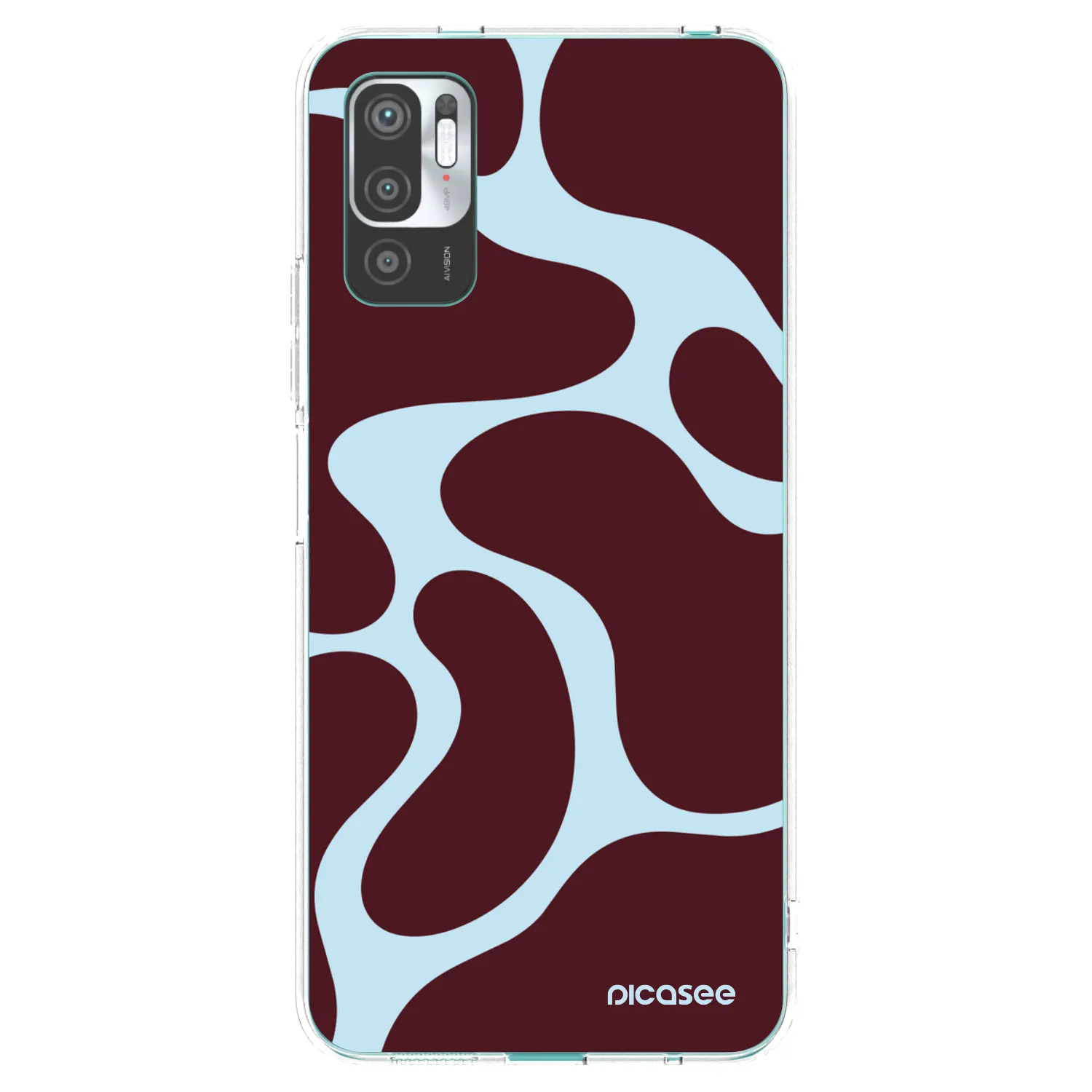 Picasee silikonska prozirna maskica za Xiaomi Redmi Note 10 5G - Soft Detour