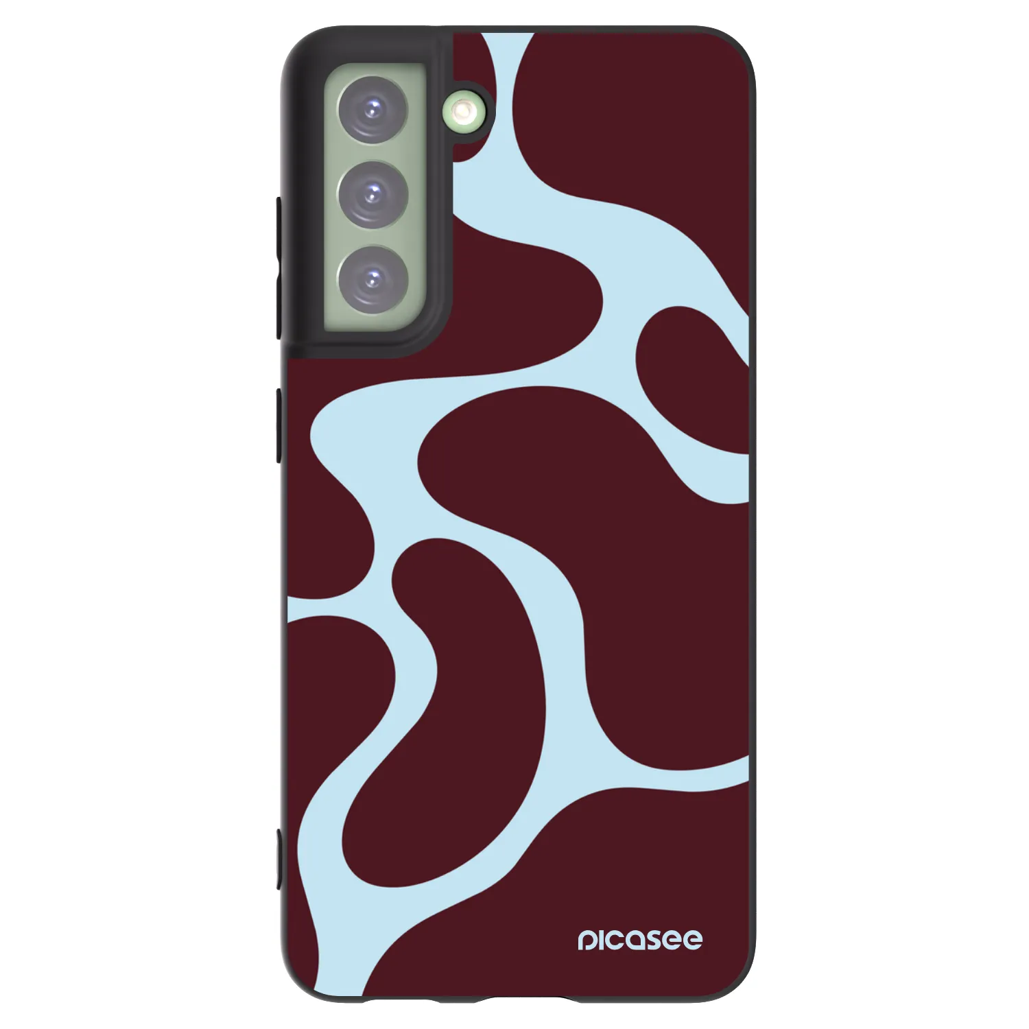 Picasee crna silikonska maskica za Samsung Galaxy S21 FE 5G - Soft Detour