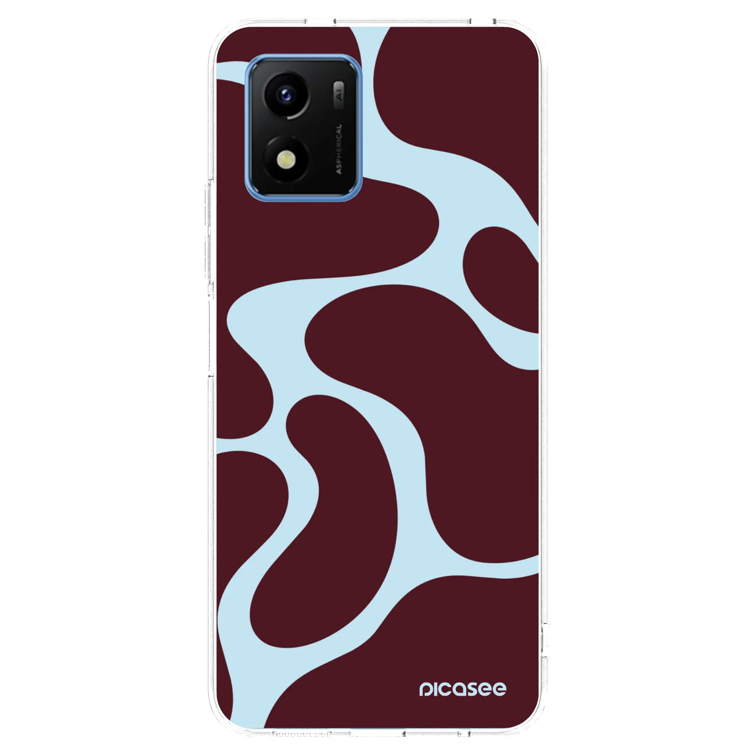 Picasee silikonska prozirna maskica za Vivo Y01 - Soft Detour
