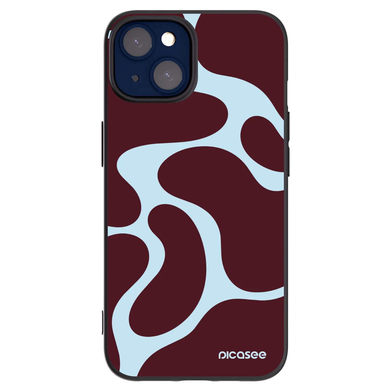 Picasee crna silikonska maskica za Apple iPhone 14 - Soft Detour