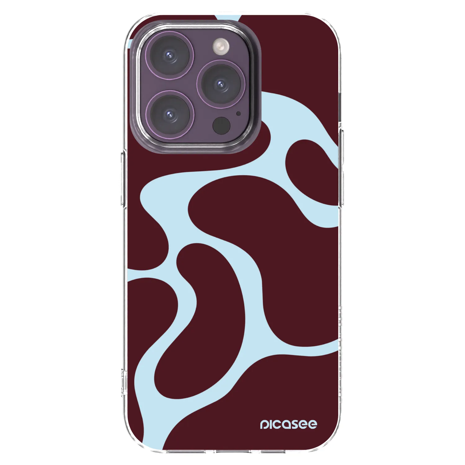 Picasee silikonska prozirna maskica za Apple iPhone 14 Pro - Soft Detour
