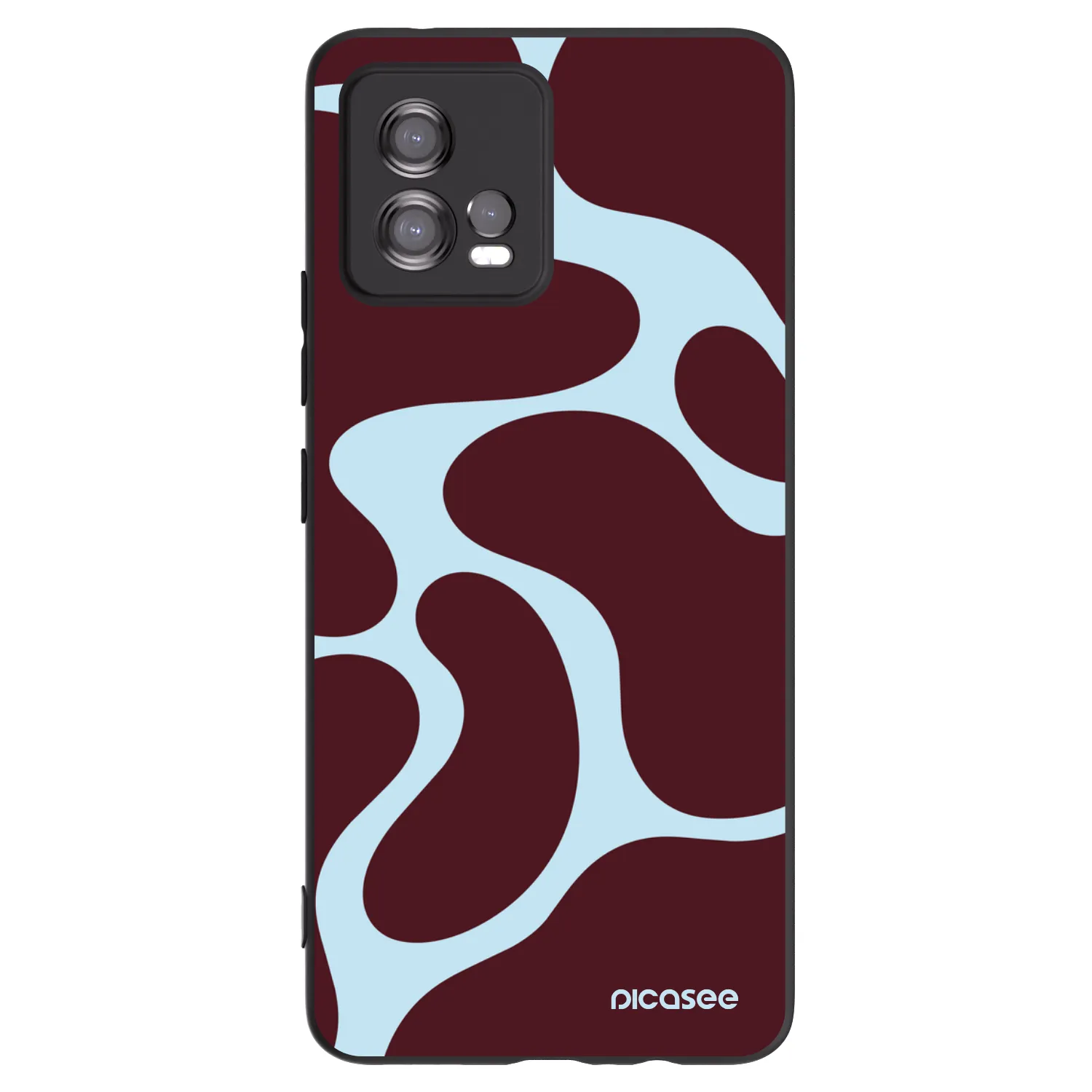 Picasee crna silikonska maskica za Motorola Moto G72 - Soft Detour