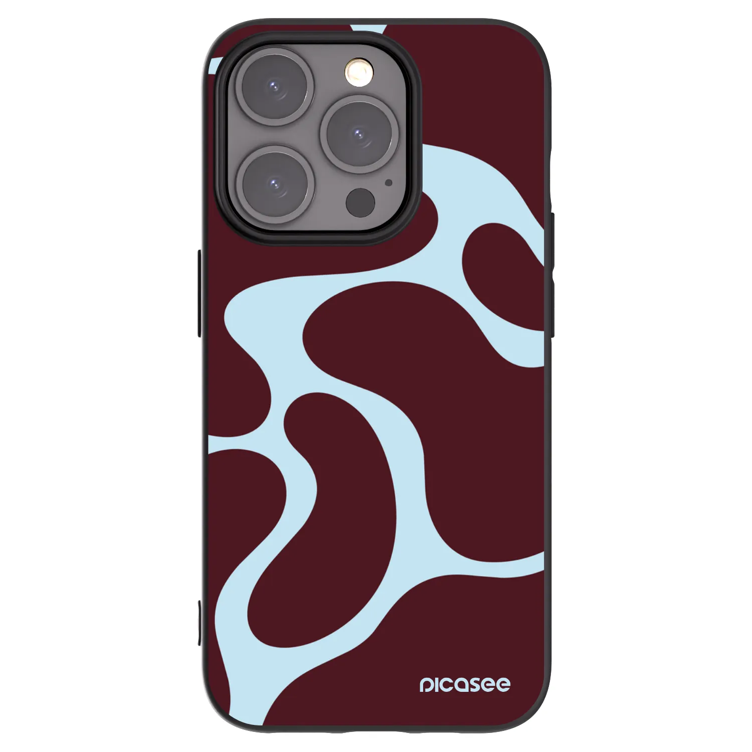 Picasee crna silikonska maskica za Apple iPhone 15 Pro - Soft Detour