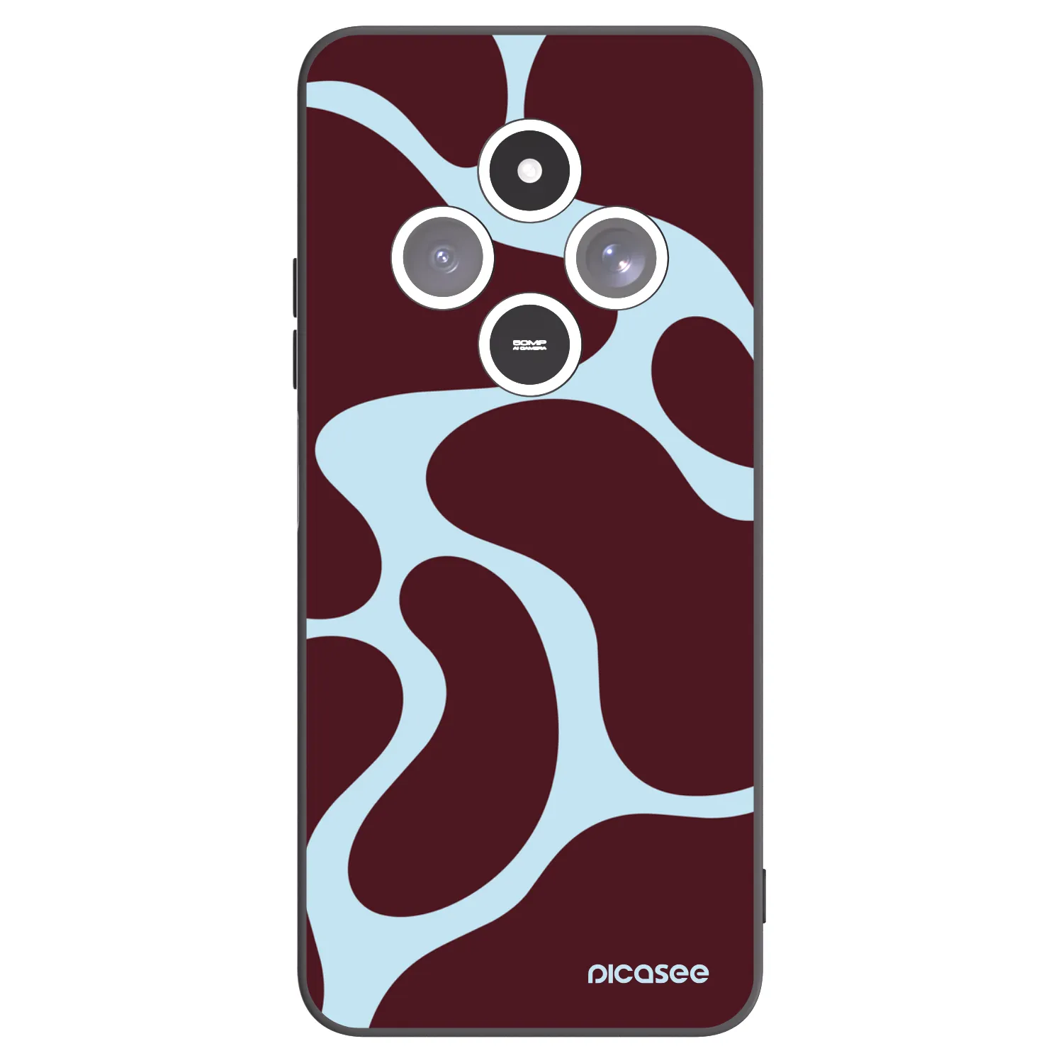 Picasee crna silikonska maskica za Xiaomi Redmi 14C - Soft Detour