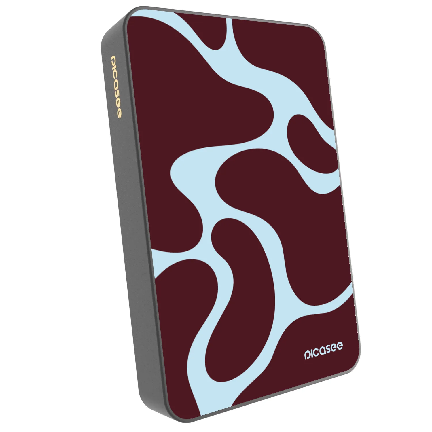 Picasee Prijenosni punjač s MagSafe 10 000 mAh Sivo - Soft Detour