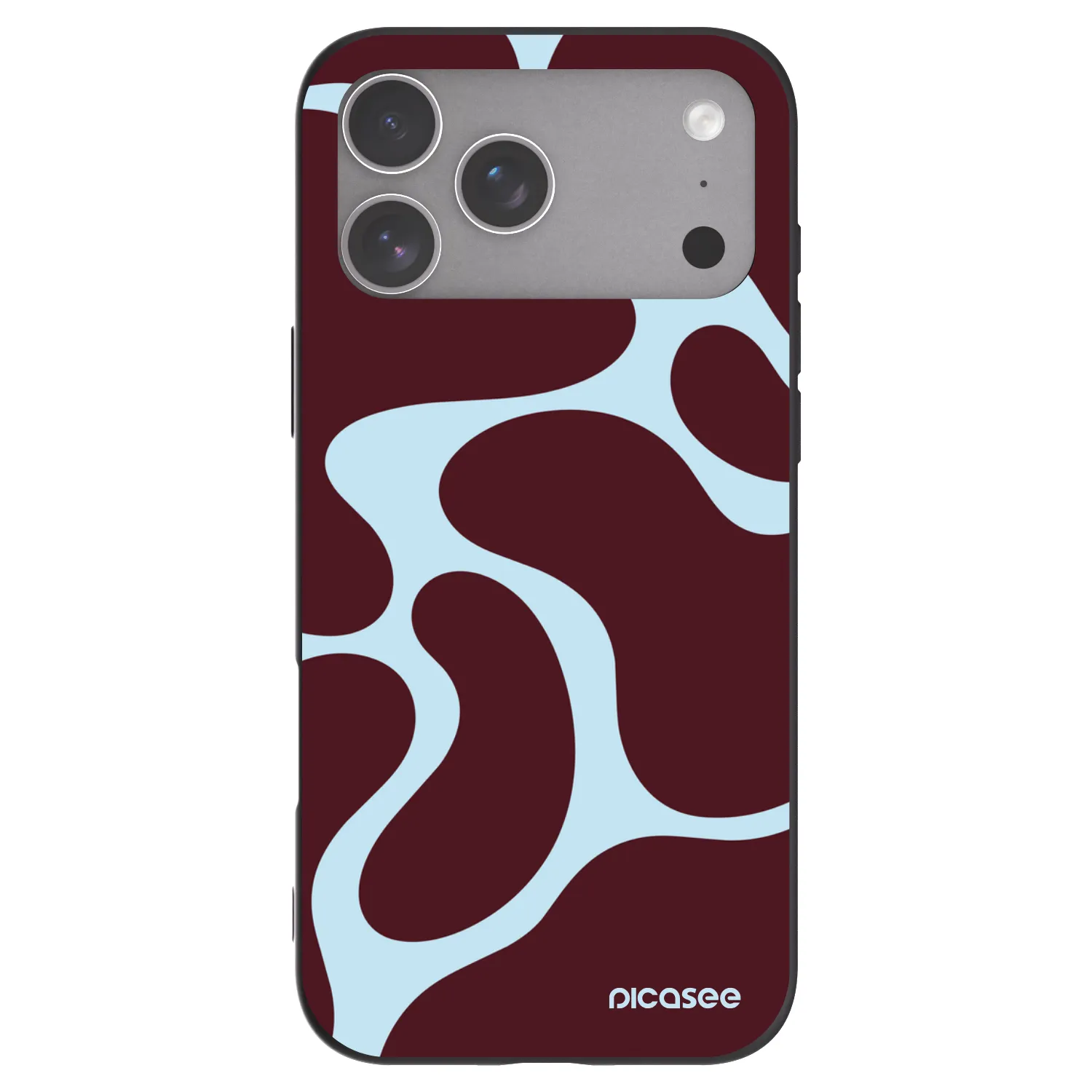Picasee crna silikonska maskica za Apple iPhone 18 Pro Max - Soft Detour