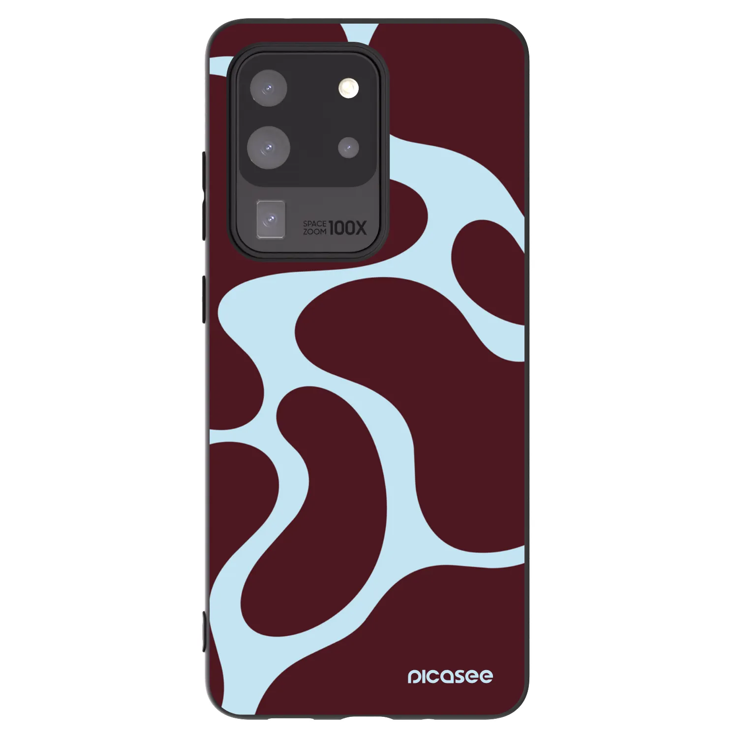 Picasee crna silikonska maskica za Samsung Galaxy S20 Ultra 5G G988F - Soft Detour