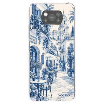 Picasee crna silikonska maskica za Xiaomi Poco X3 - Calle Azul