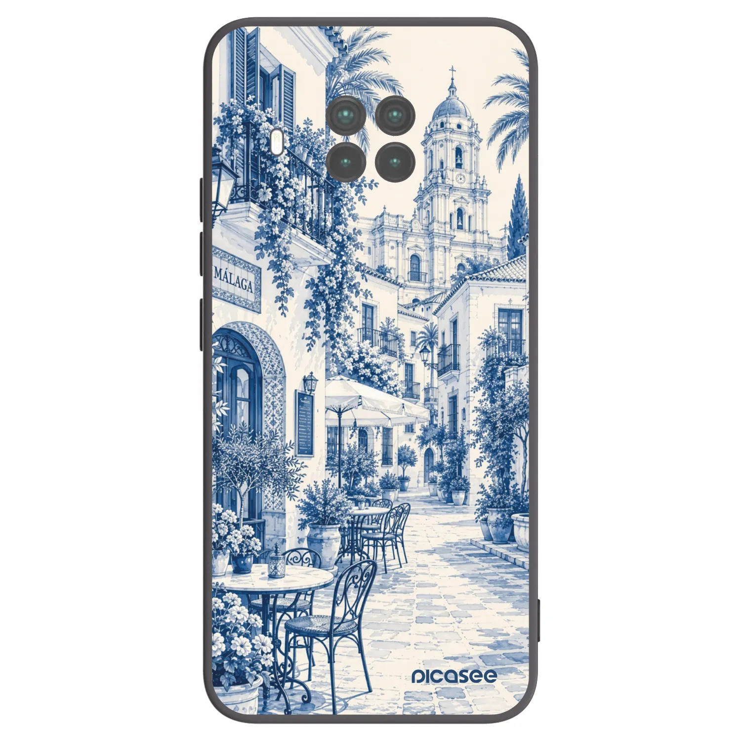 Picasee crna silikonska maskica za Xiaomi Mi 10T Lite - Calle Azul