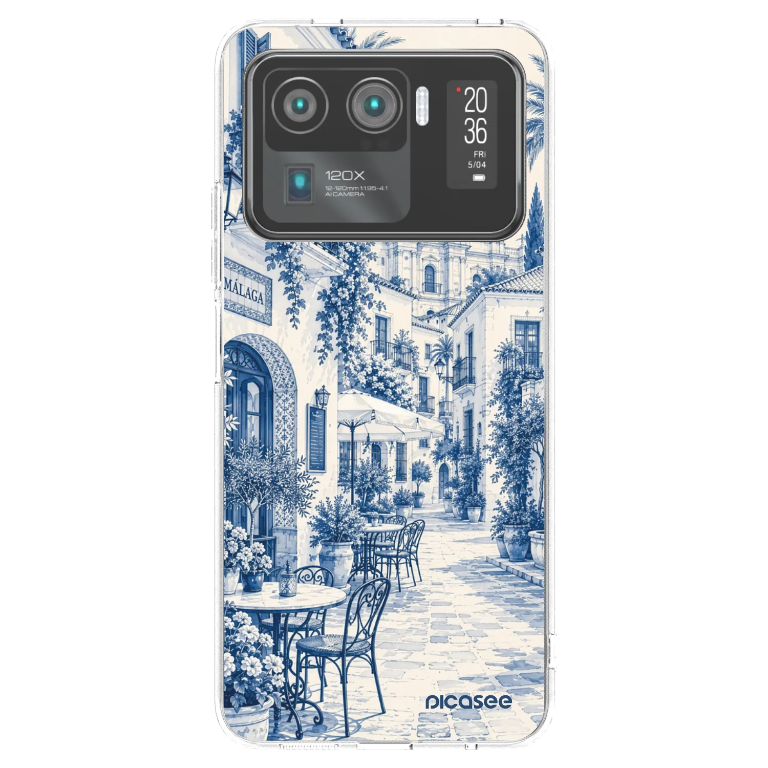 Picasee silikonska prozirna maskica za Xiaomi Mi 11 Ultra - Calle Azul