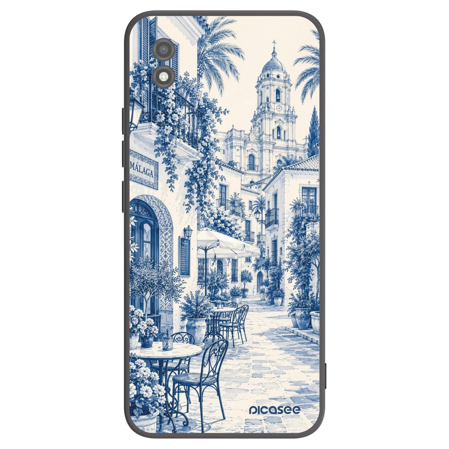 Picasee crna silikonska maskica za Realme C11 (2021) - Calle Azul