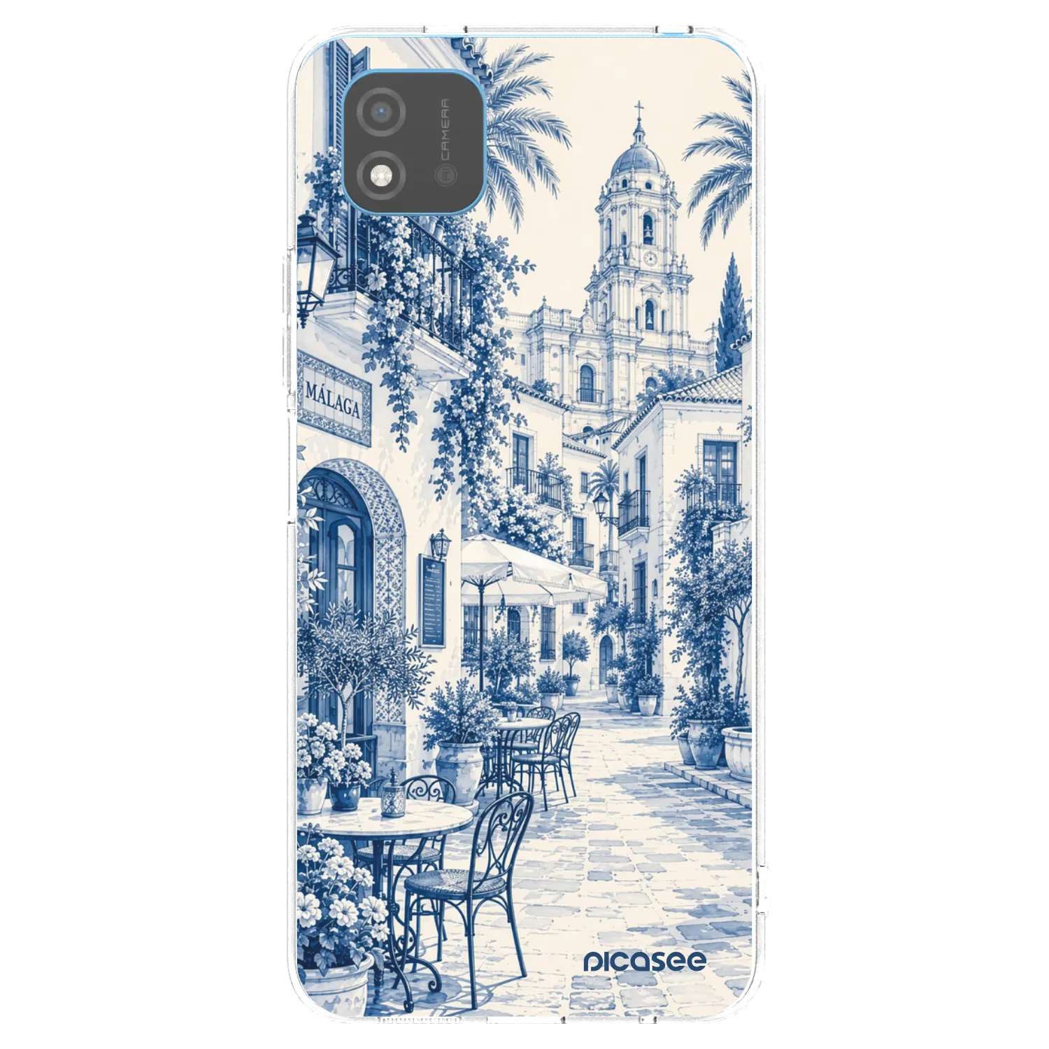 Picasee silikonska prozirna maskica za Realme C11 (2021) - Calle Azul