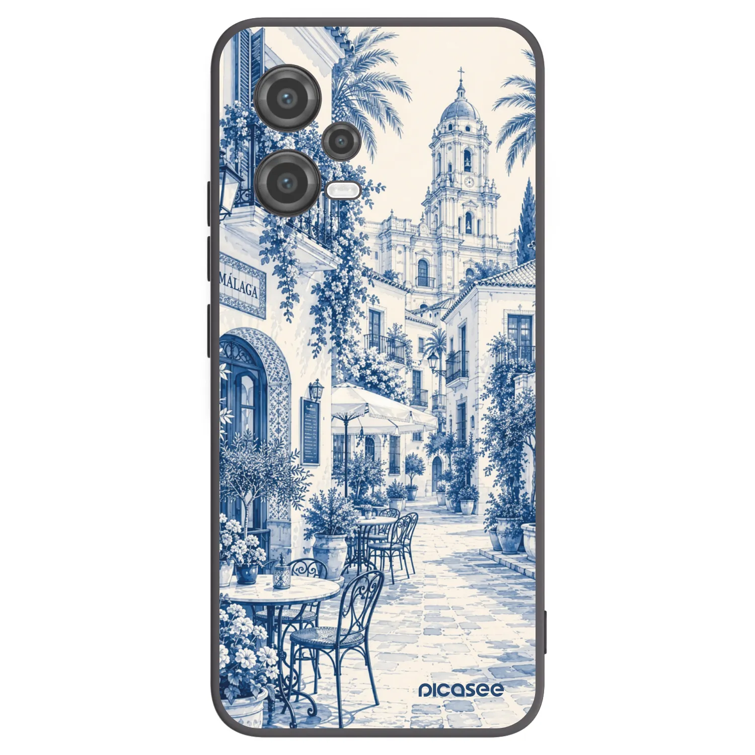 Picasee crna silikonska maskica za Xiaomi Poco X5 - Calle Azul