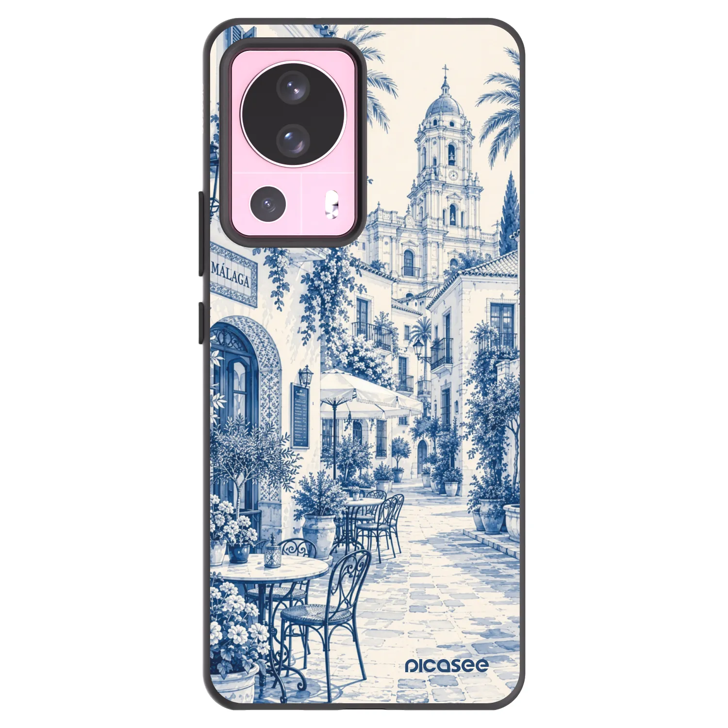 Picasee crna silikonska maskica za Xiaomi 13 Lite - Calle Azul