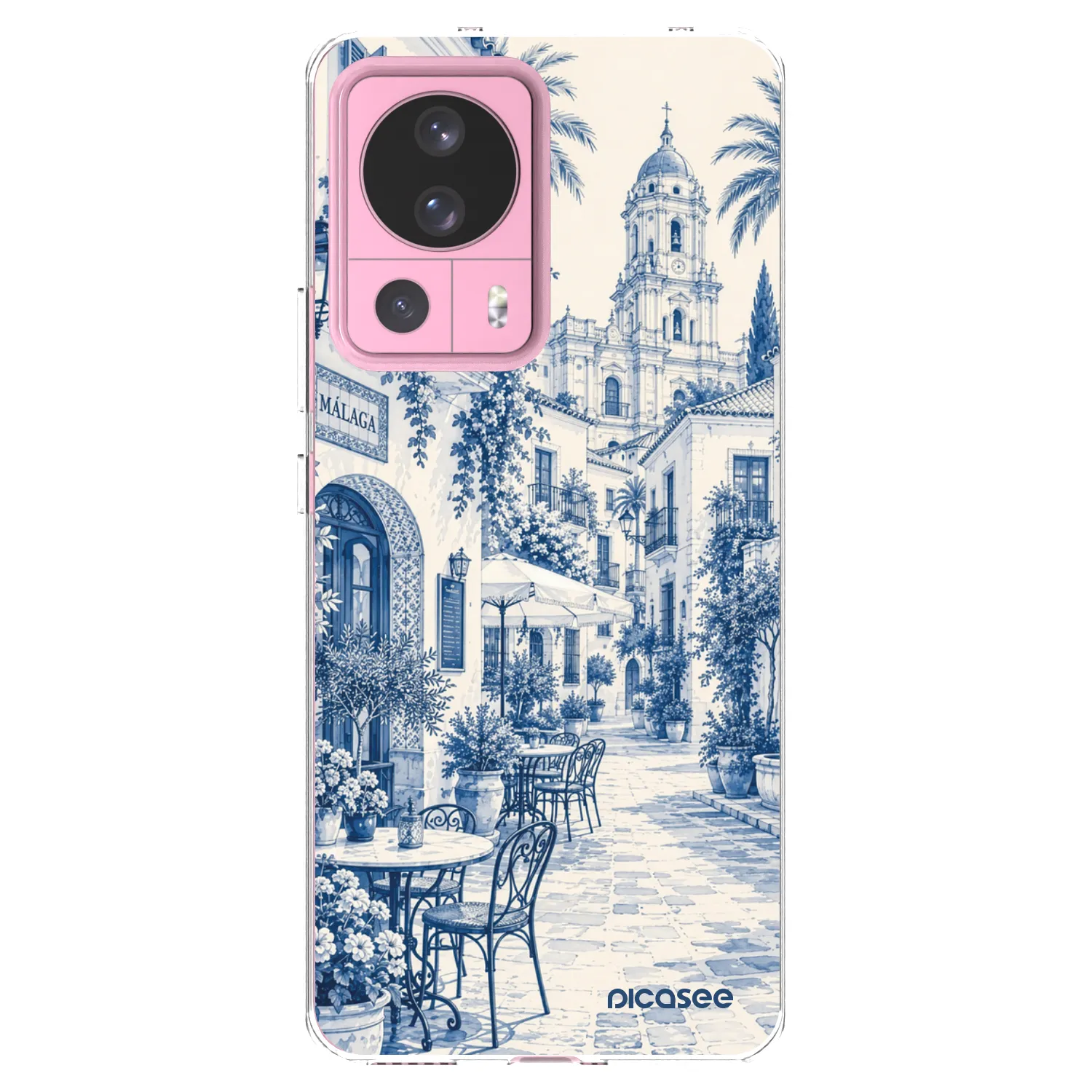 Picasee silikonska prozirna maskica za Xiaomi 13 Lite - Calle Azul