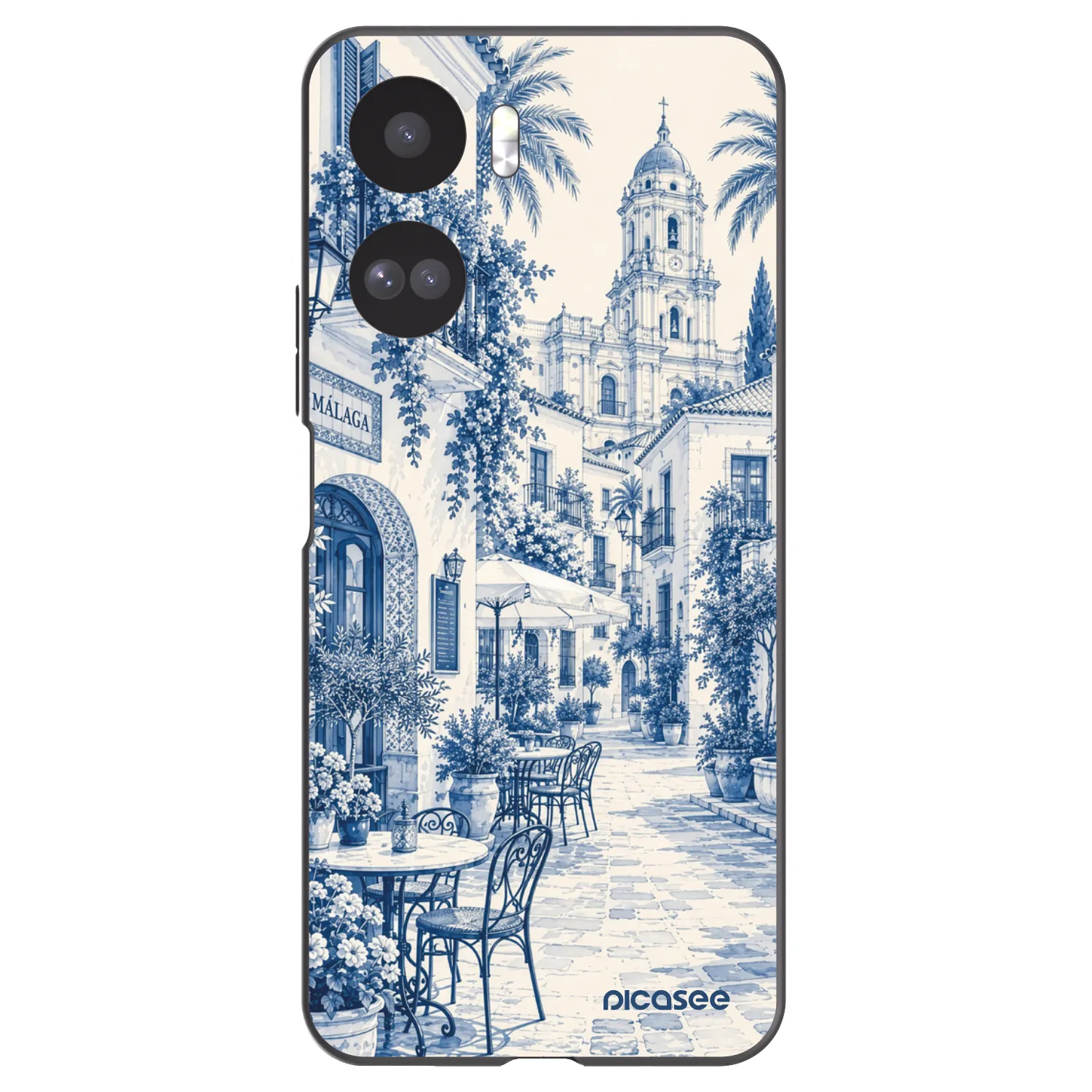 Picasee crna silikonska maskica za Honor 90 Lite 5G - Calle Azul