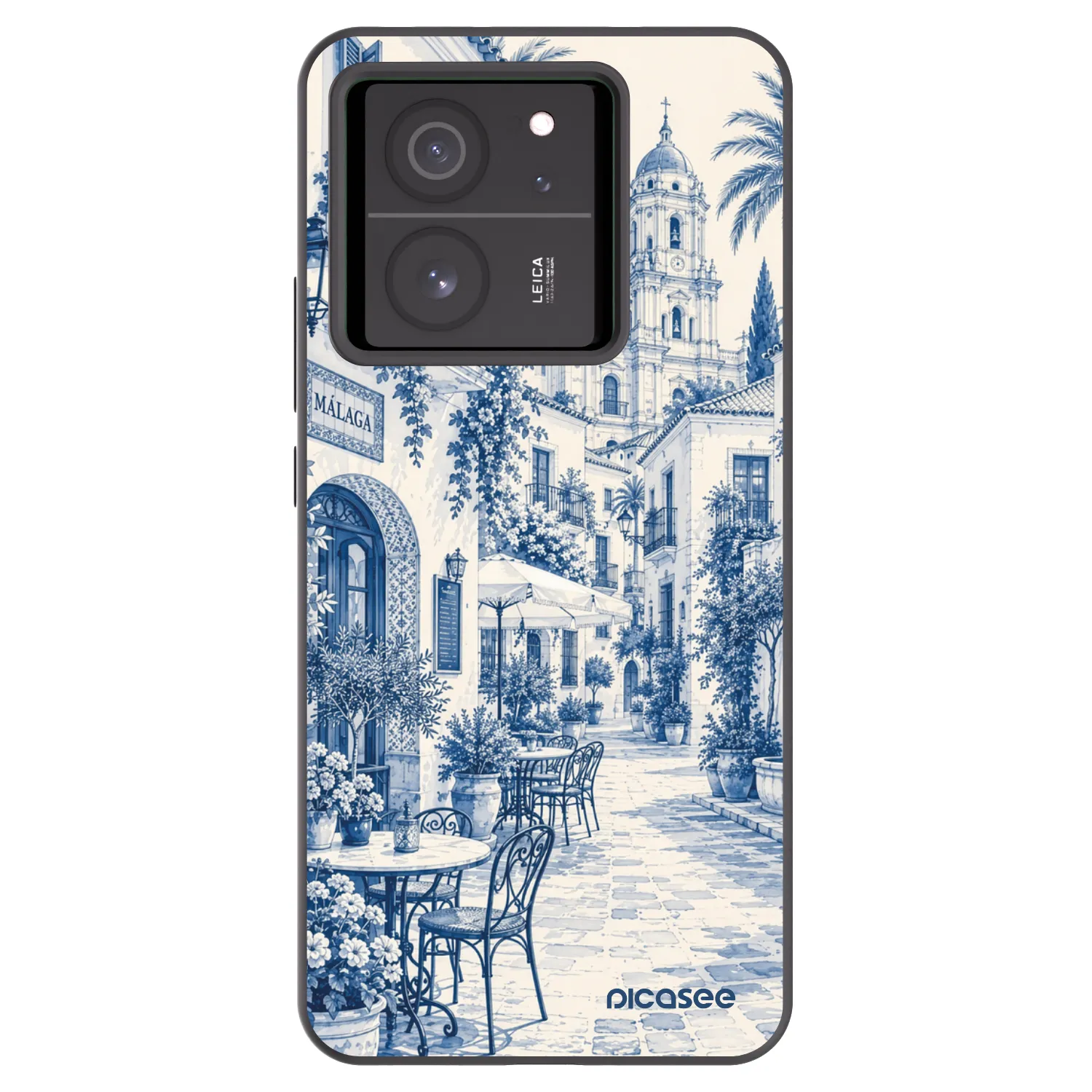 Picasee crna silikonska maskica za Xiaomi 13T - Calle Azul