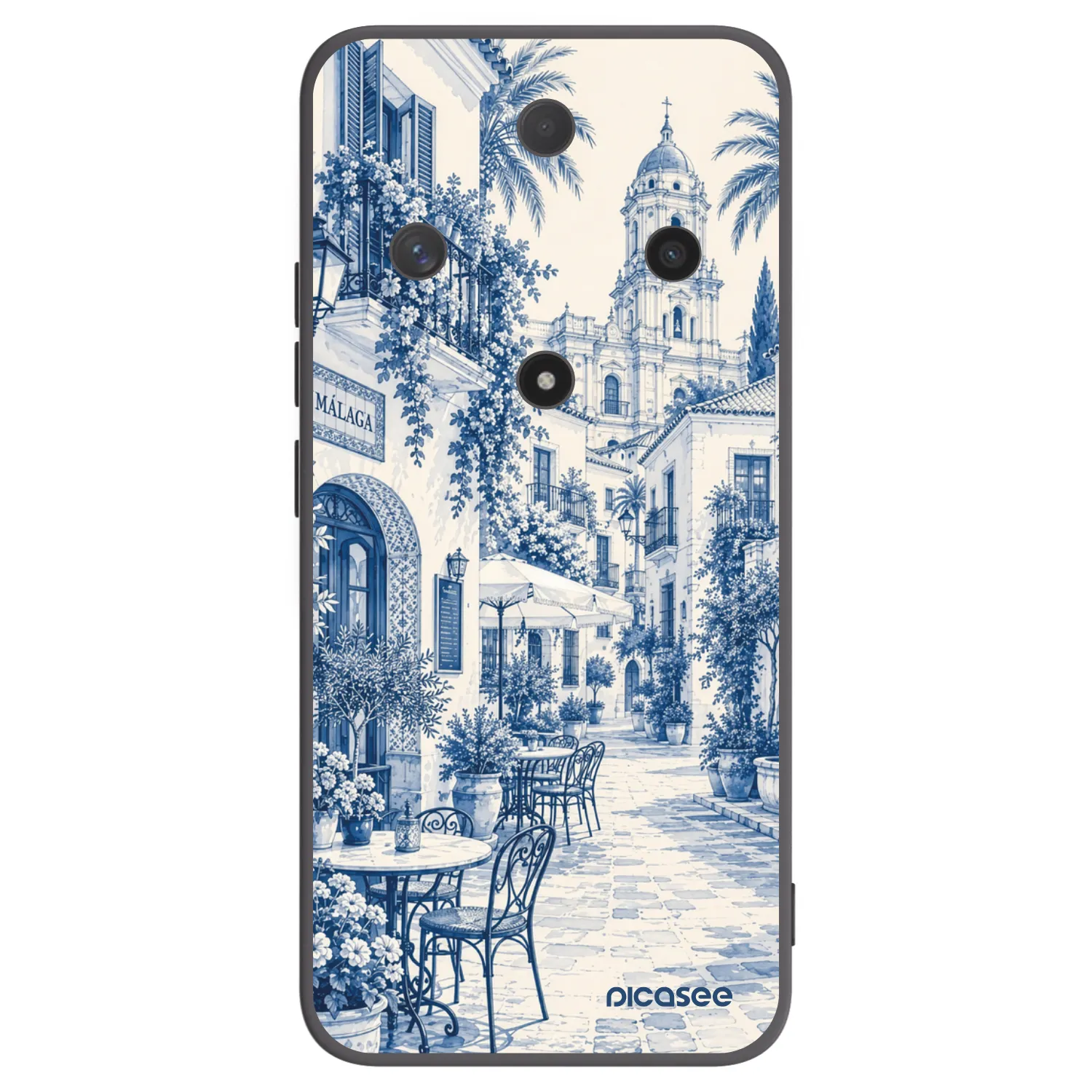 Picasee crna silikonska maskica za Honor Magic6 Lite 5G - Calle Azul