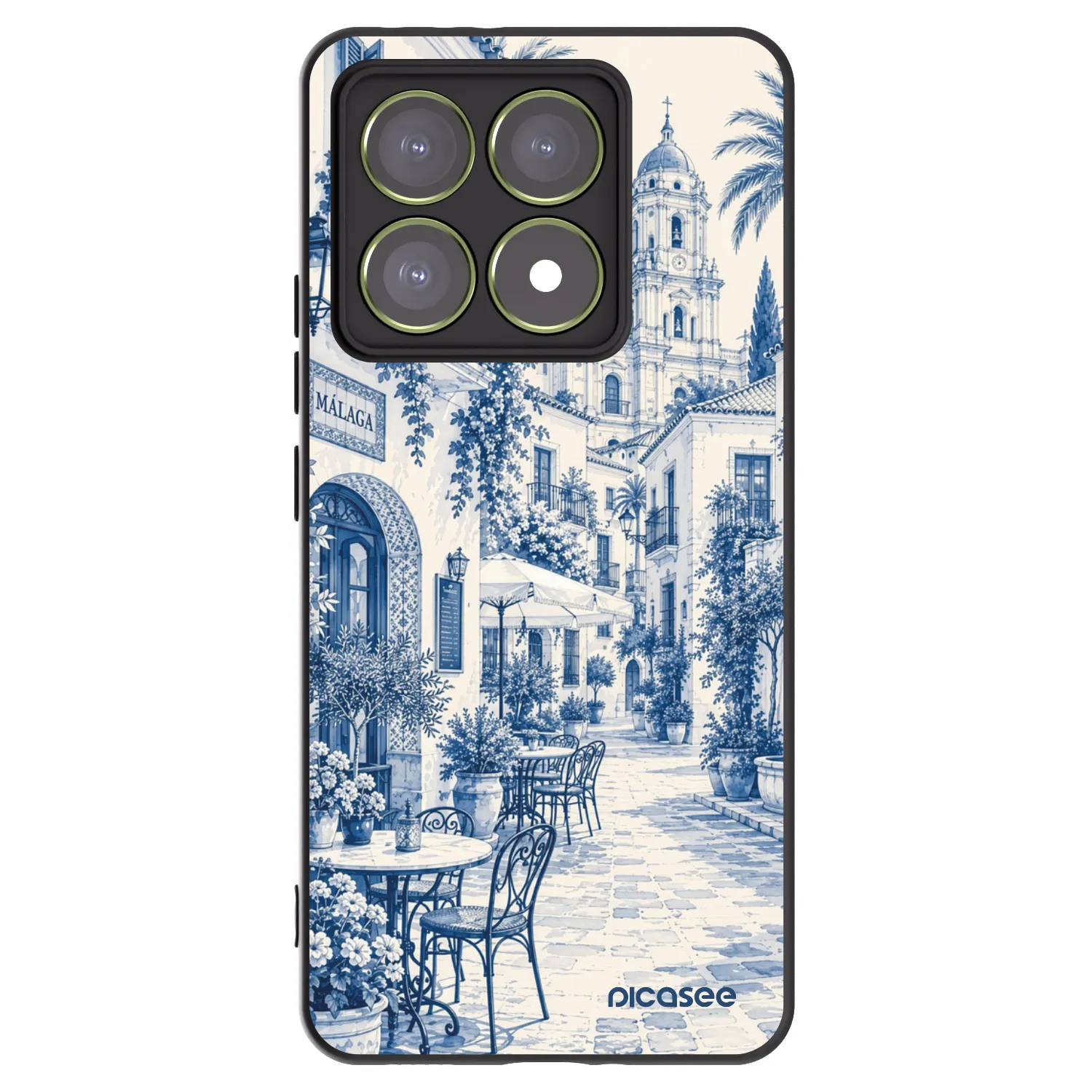 Picasee crna silikonska maskica za Xiaomi 14T - Calle Azul