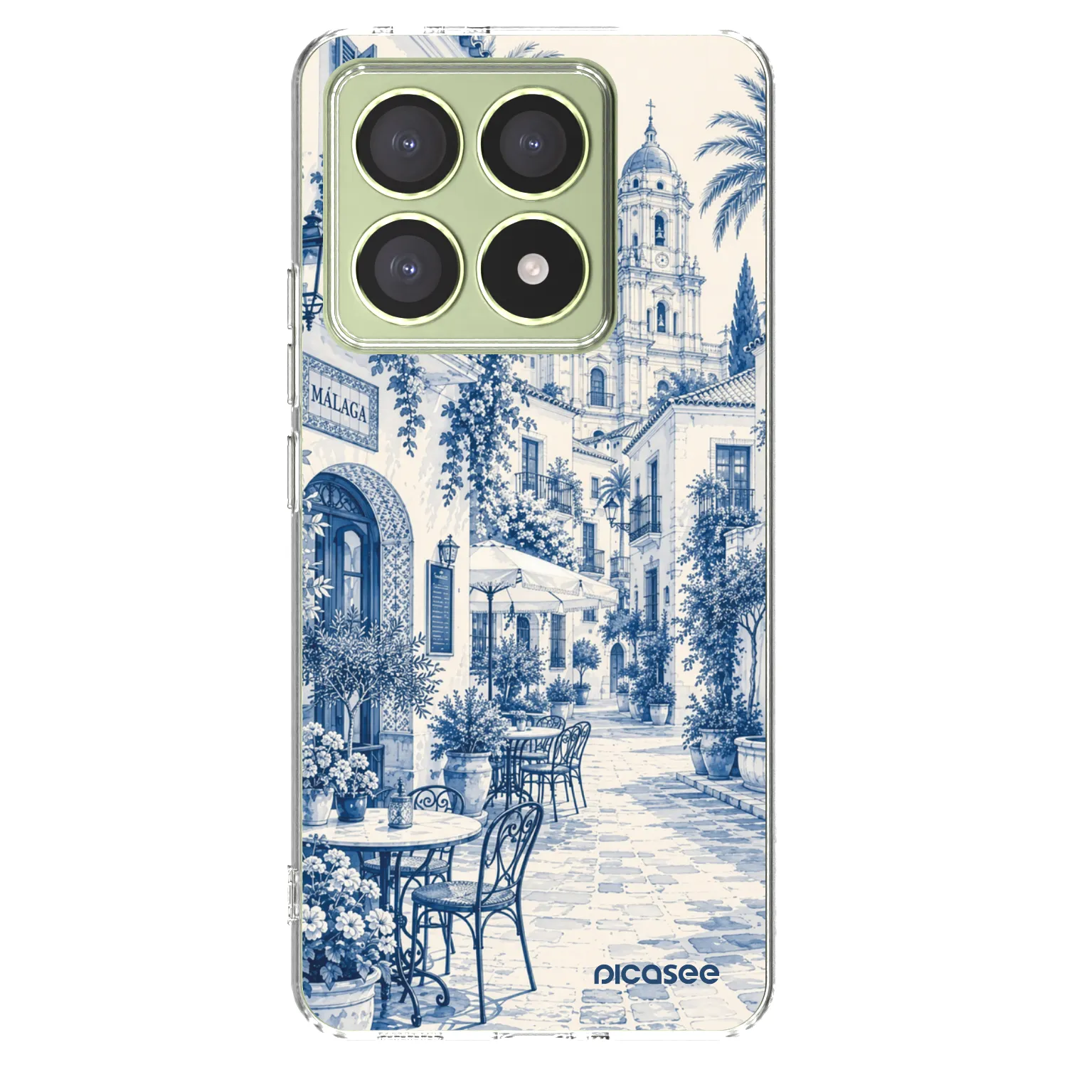 Picasee silikonska prozirna maskica za Xiaomi 14T - Calle Azul