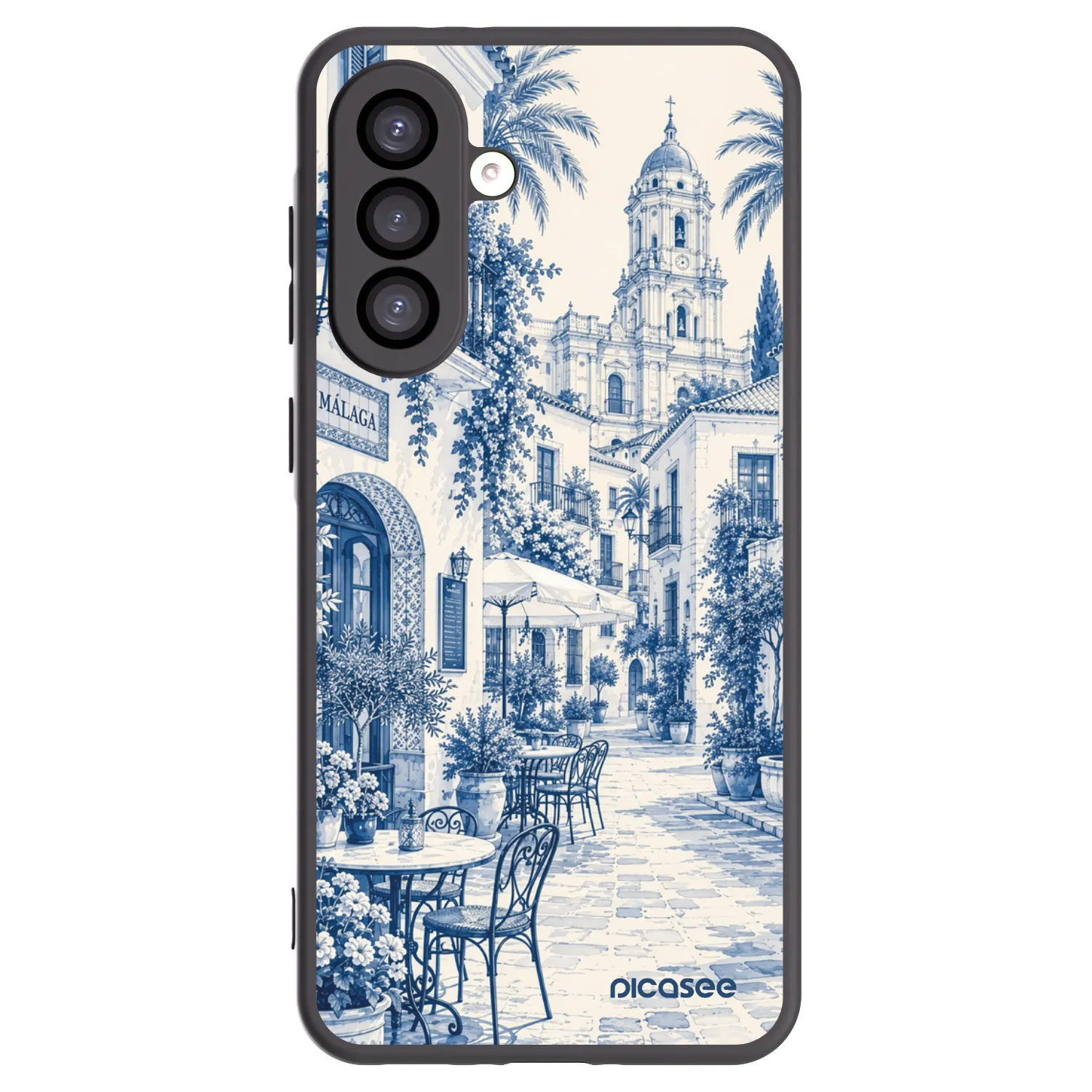 Picasee crna silikonska maskica za Samsung Galaxy A26 5G A266B - Calle Azul