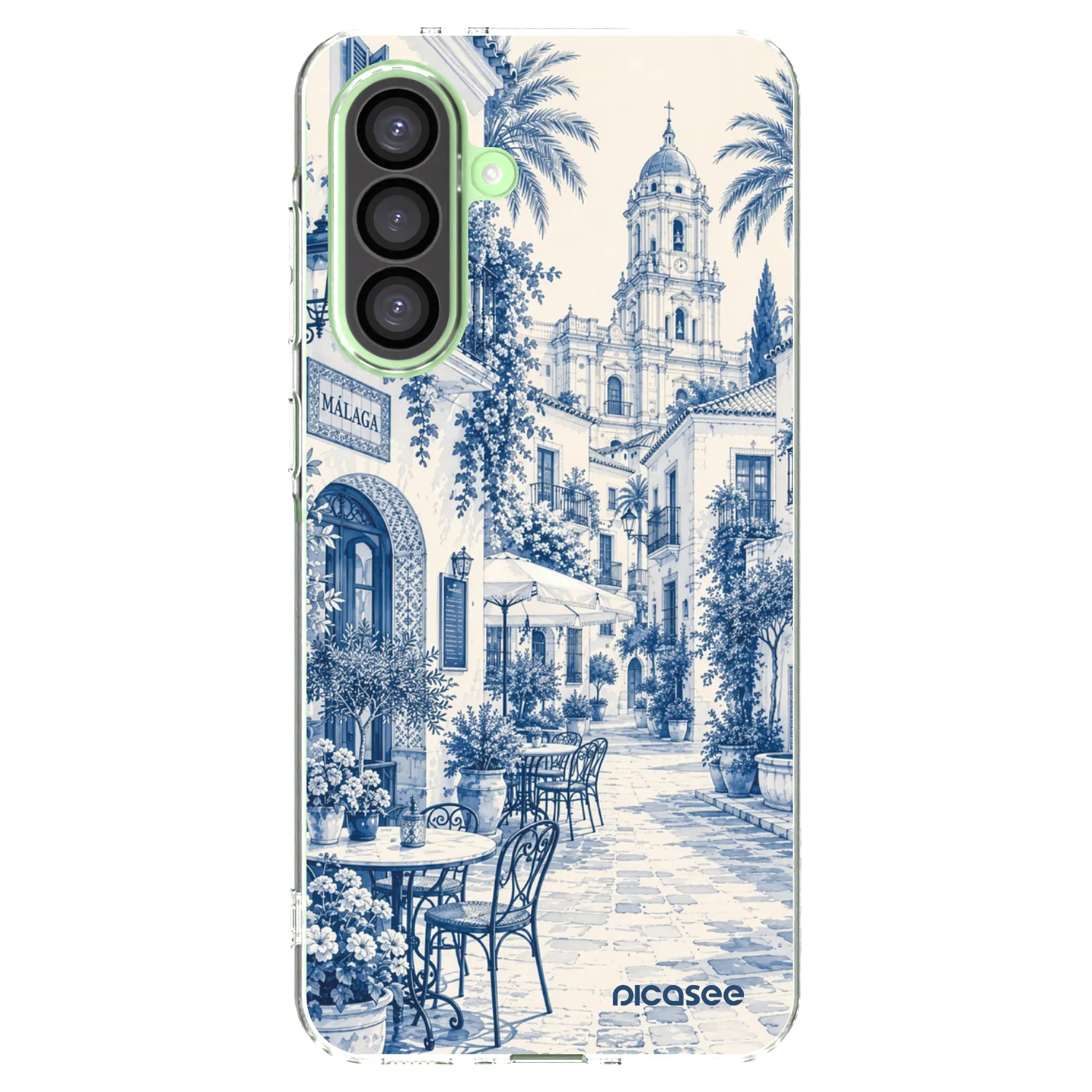 Picasee silikonska prozirna maskica za Samsung Galaxy A26 5G A266B - Calle Azul