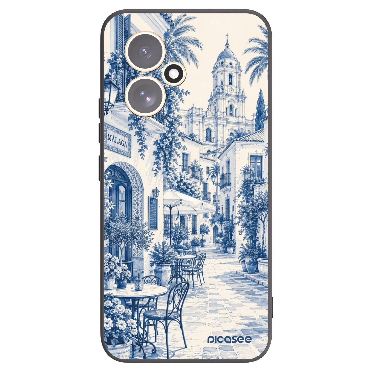 Picasee crna silikonska maskica za Honor 400 5G - Calle Azul