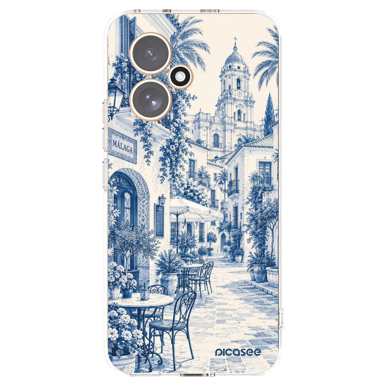 Picasee silikonska prozirna maskica za Honor 400 5G - Calle Azul