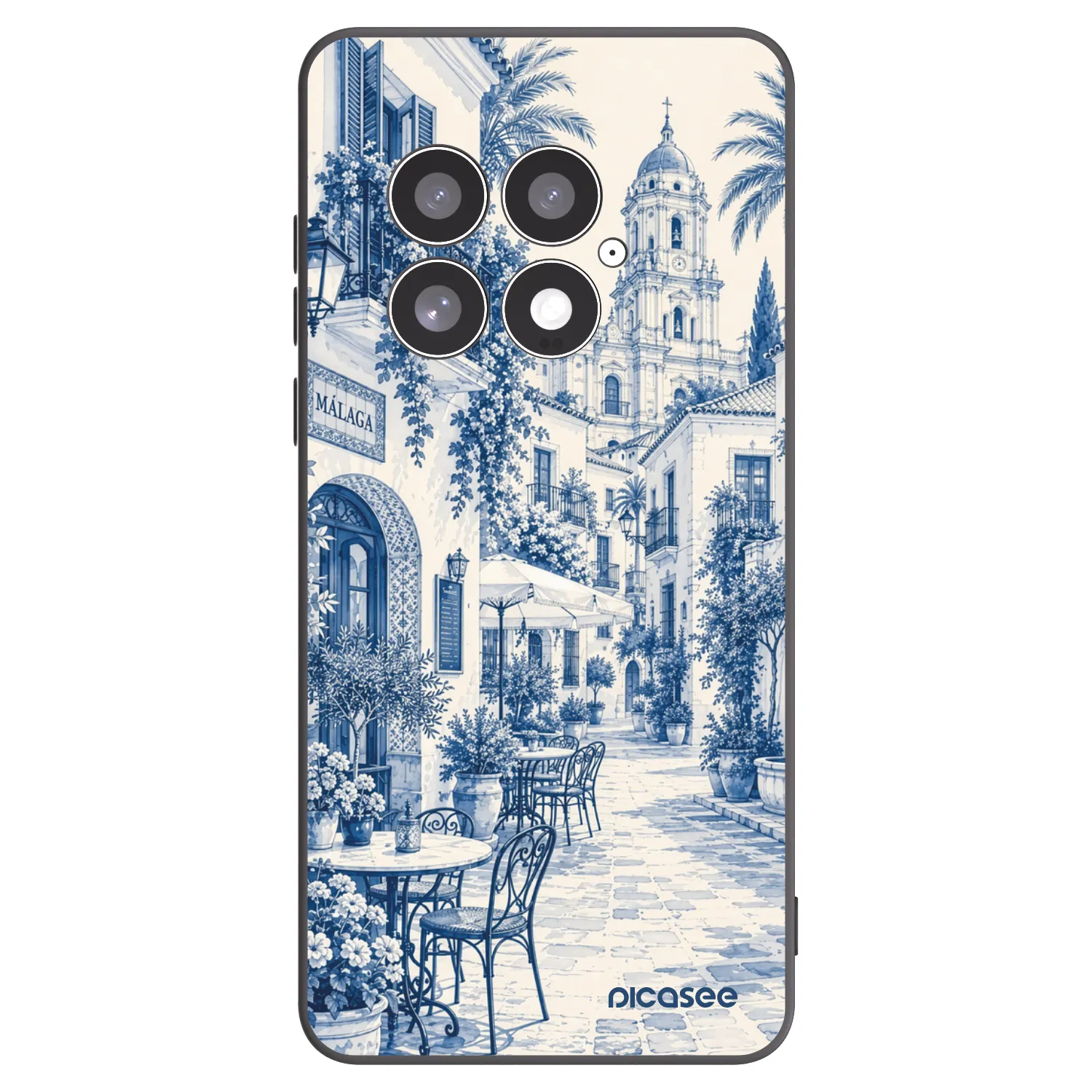 Picasee crna silikonska maskica za OnePlus 13 5G - Calle Azul