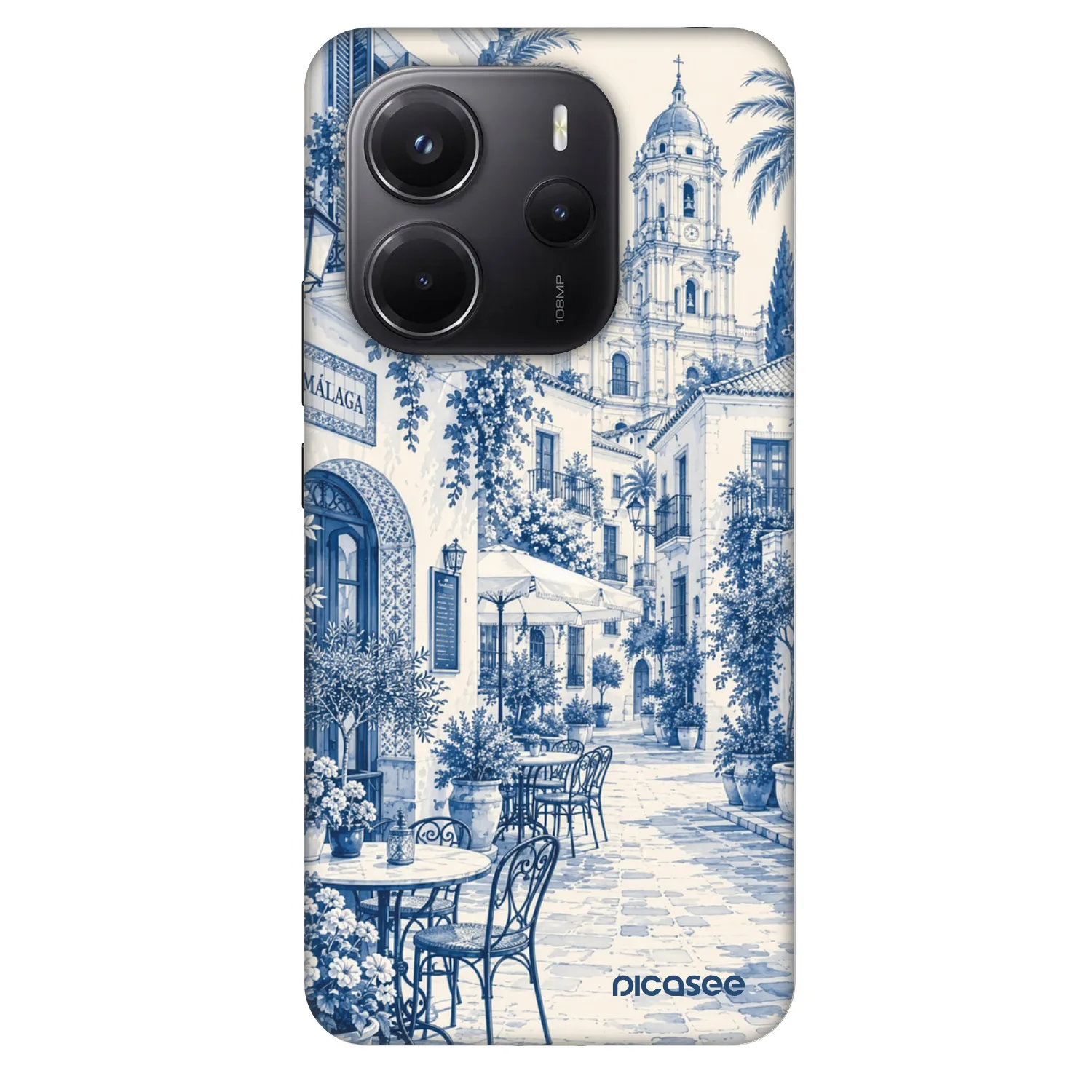 Picasee Fashion Case za Xiaomi Redmi Note 14 4G - Calle Azul