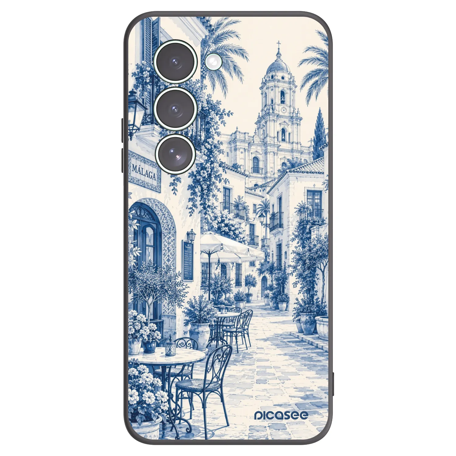 Picasee crna silikonska maskica za Xiaomi Redmi 15 5G - Calle Azul