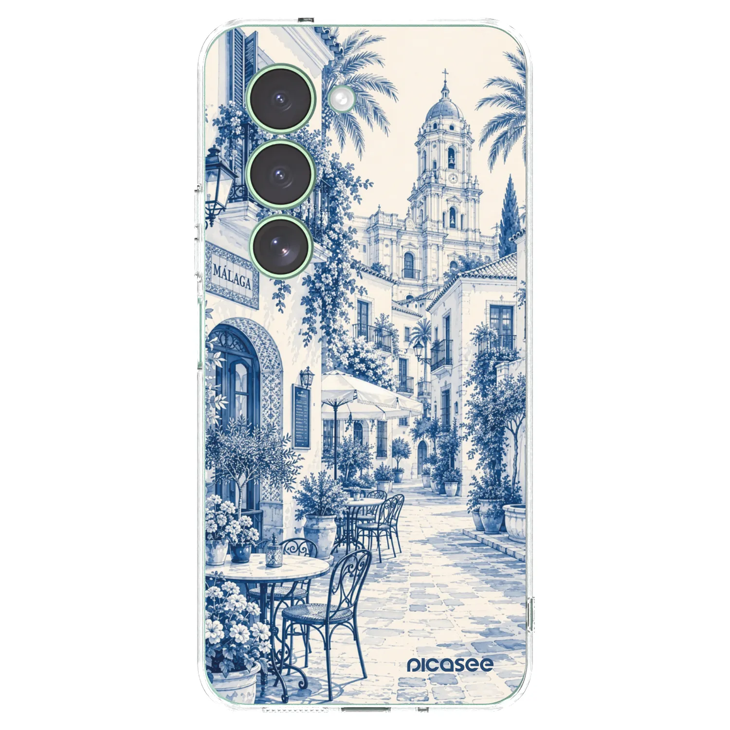 Picasee silikonska prozirna maskica za Xiaomi Redmi 15 5G - Calle Azul