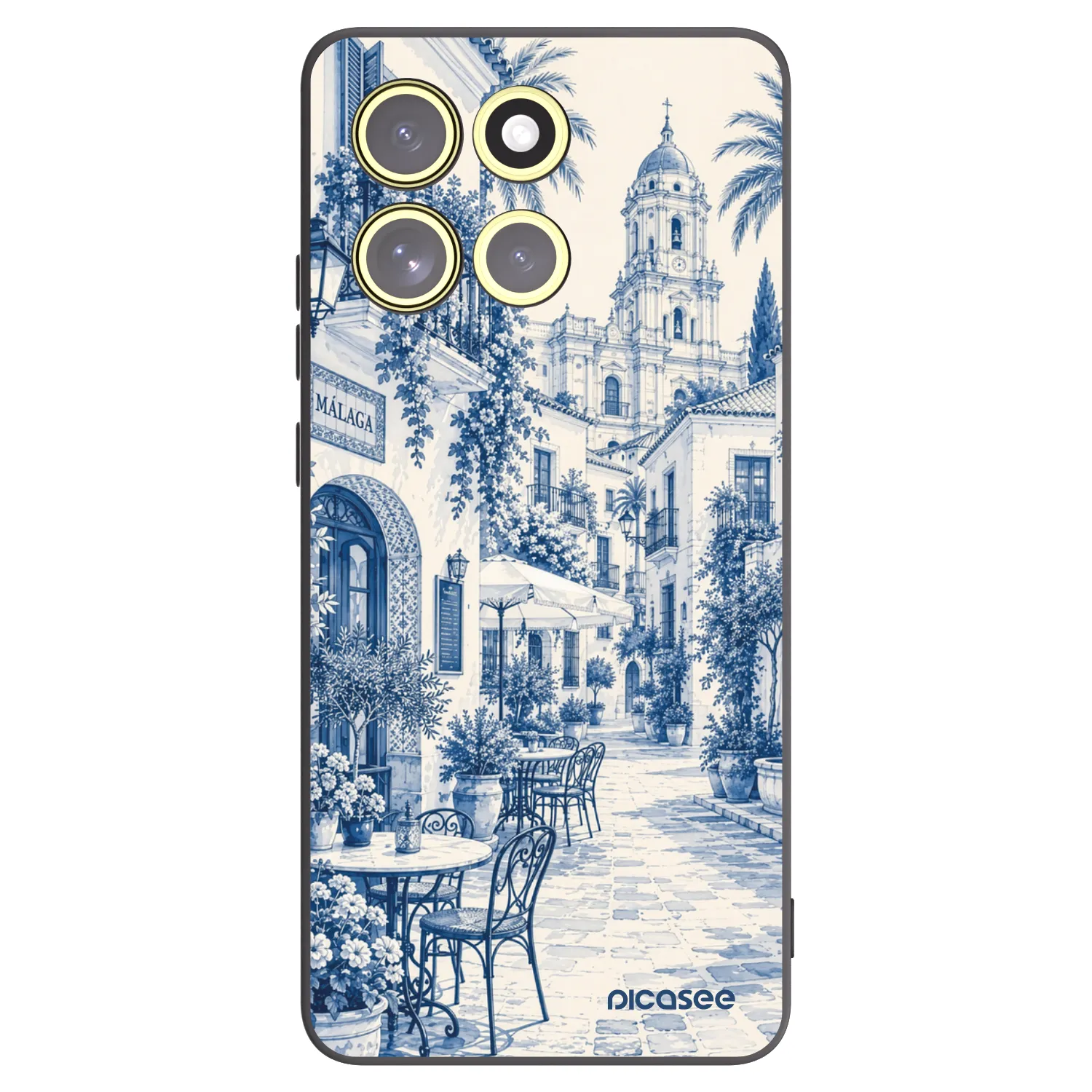 Picasee crna silikonska maskica za Motorola Moto G86 Power 5G - Calle Azul