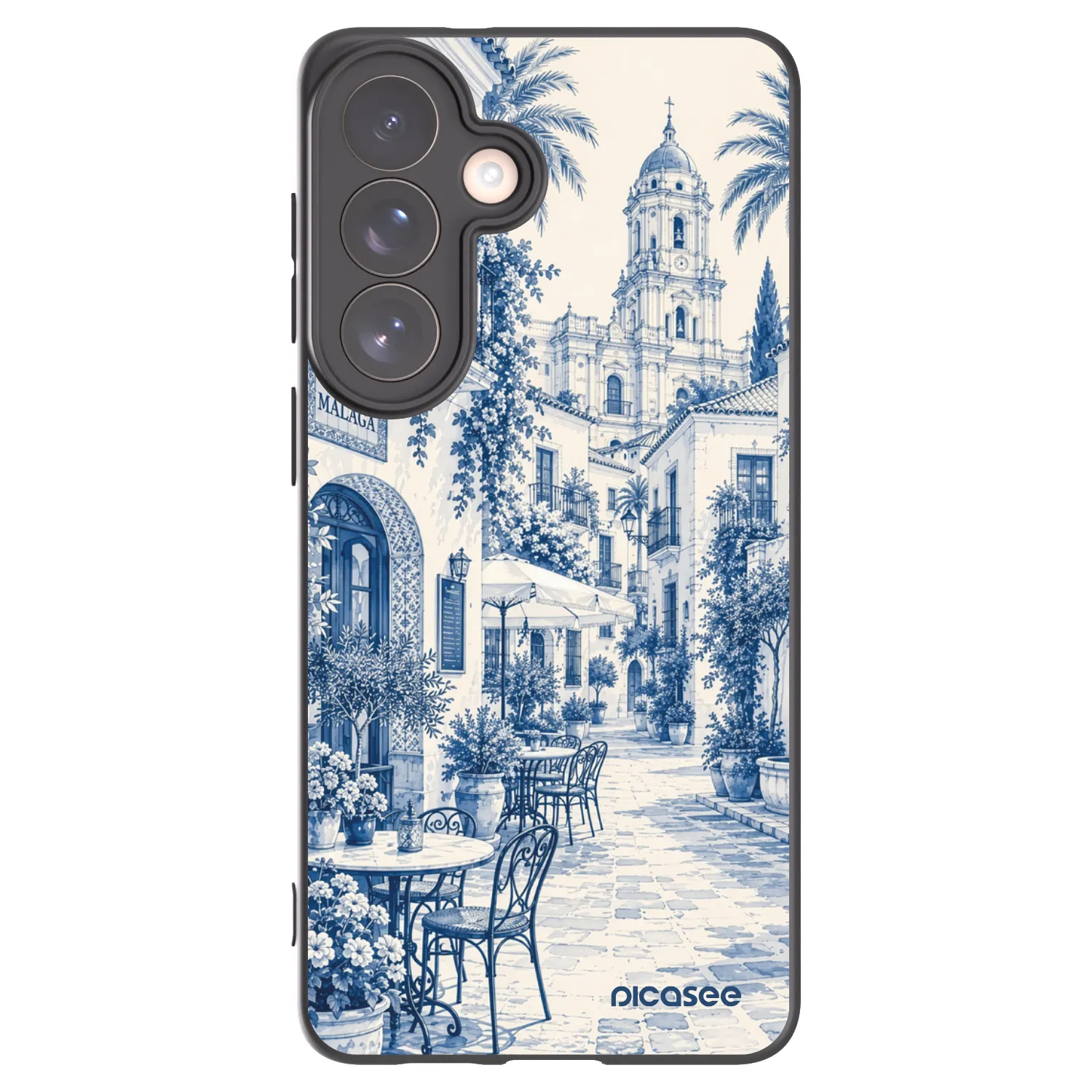 Picasee crna silikonska maskica za Samsung Galaxy S26+ - Calle Azul