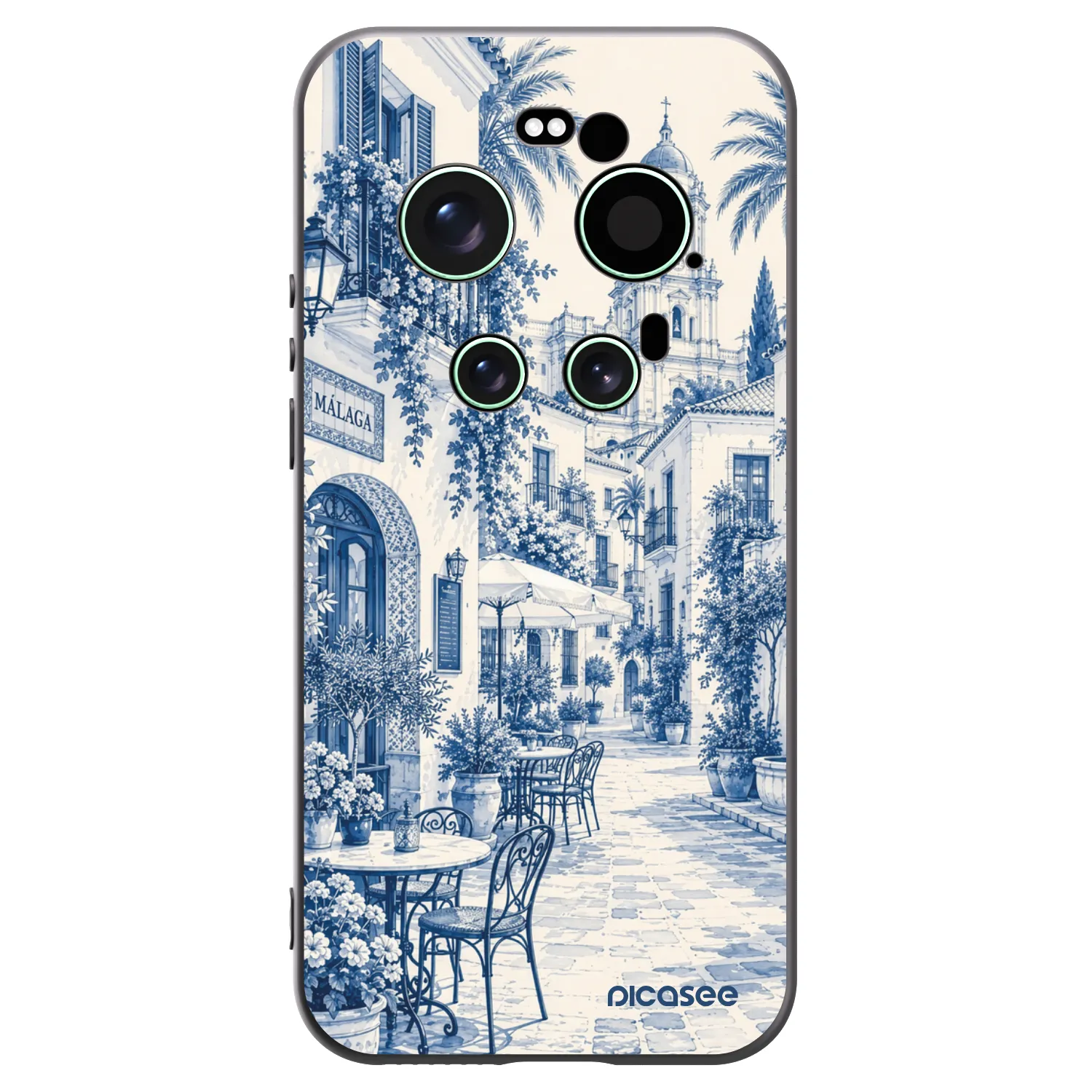 Picasee crna silikonska maskica za Xiaomi 17 Ultra - Calle Azul