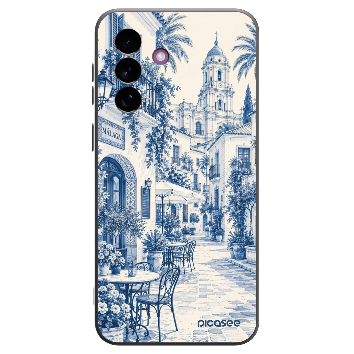Picasee crna silikonska maskica za Samsung Galaxy A37 - Calle Azul