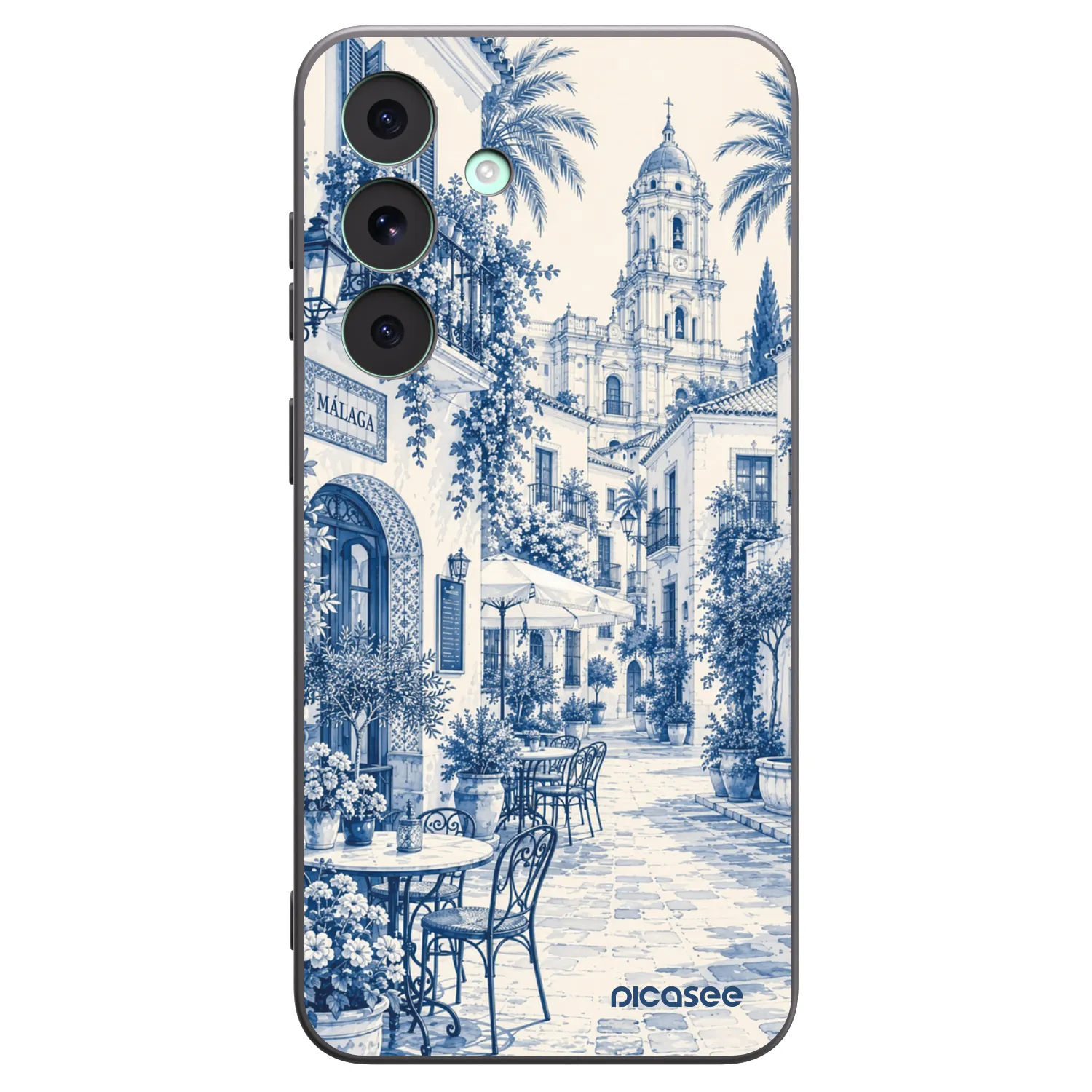 Picasee crna silikonska maskica za Samsung Galaxy S26 FE - Calle Azul
