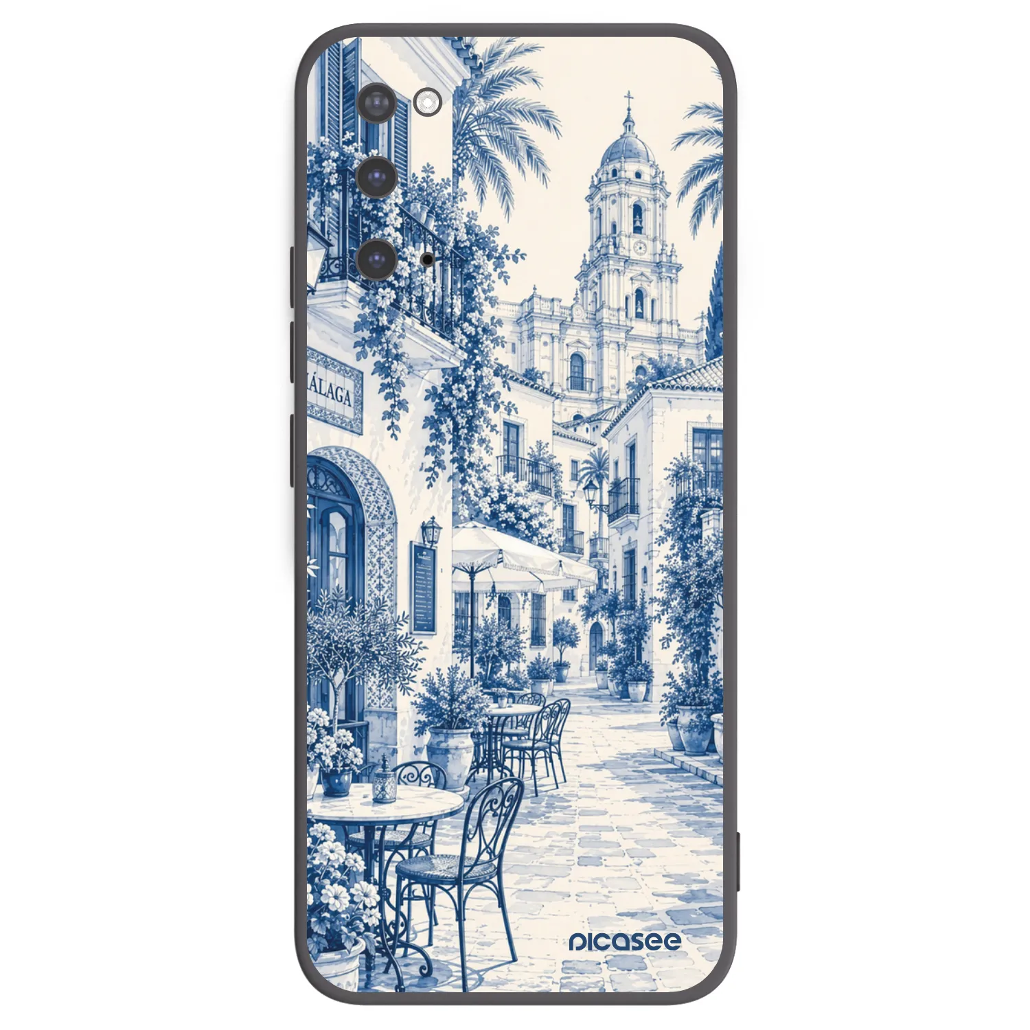 Picasee crna silikonska maskica za Samsung Galaxy S20 G980F - Calle Azul