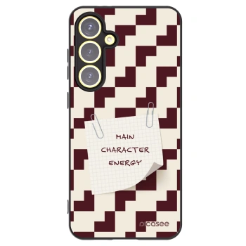 Picasee crna silikonska maskica za Samsung Galaxy S24 FE S721B - Lead Role