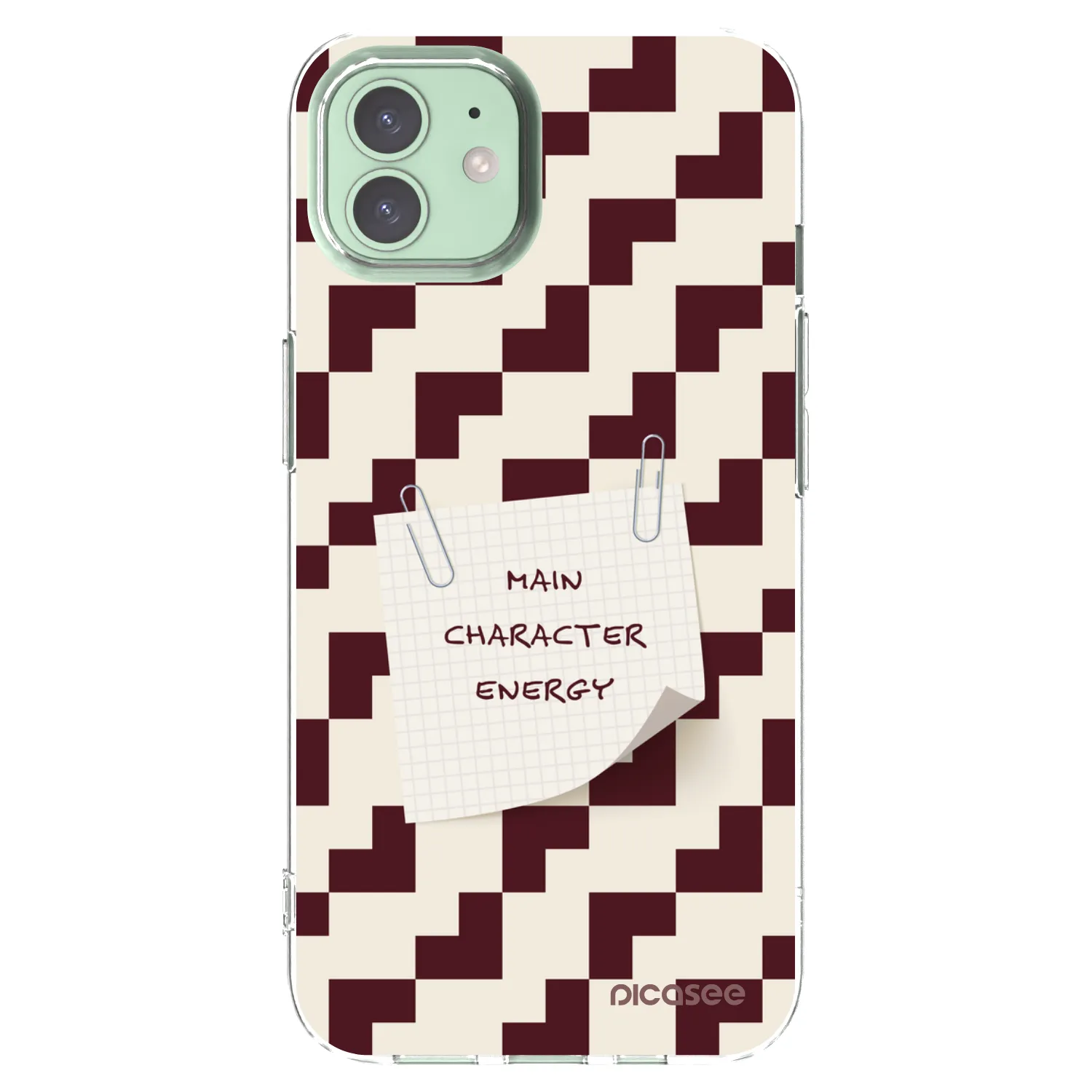 Picasee silikonska prozirna maskica za Apple iPhone 12 - Lead Role