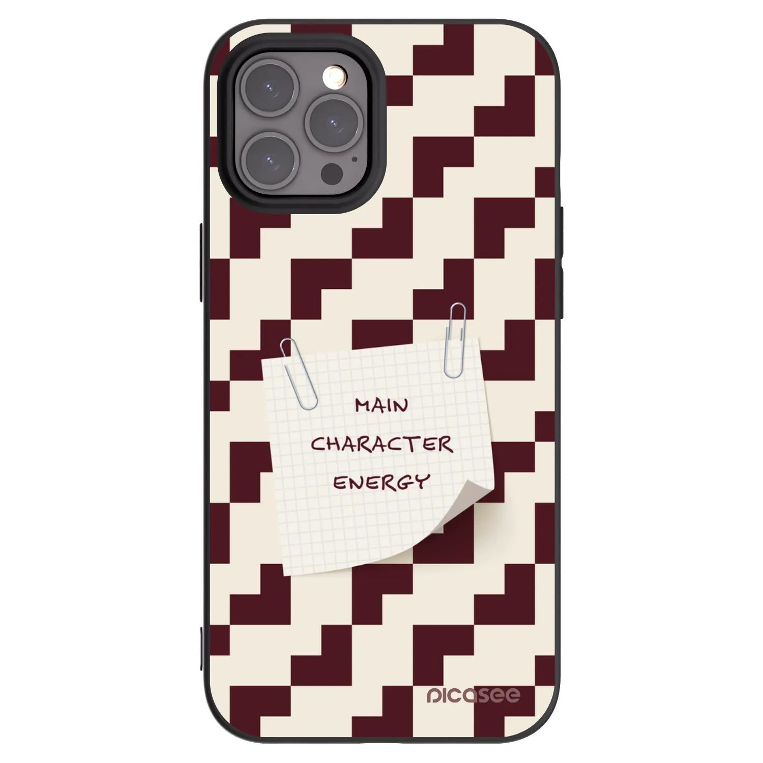 Picasee crna silikonska maskica za Apple iPhone 12 Pro Max - Lead Role