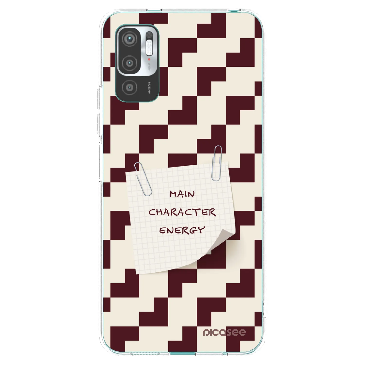 Picasee silikonska prozirna maskica za Xiaomi Redmi Note 10 5G - Lead Role