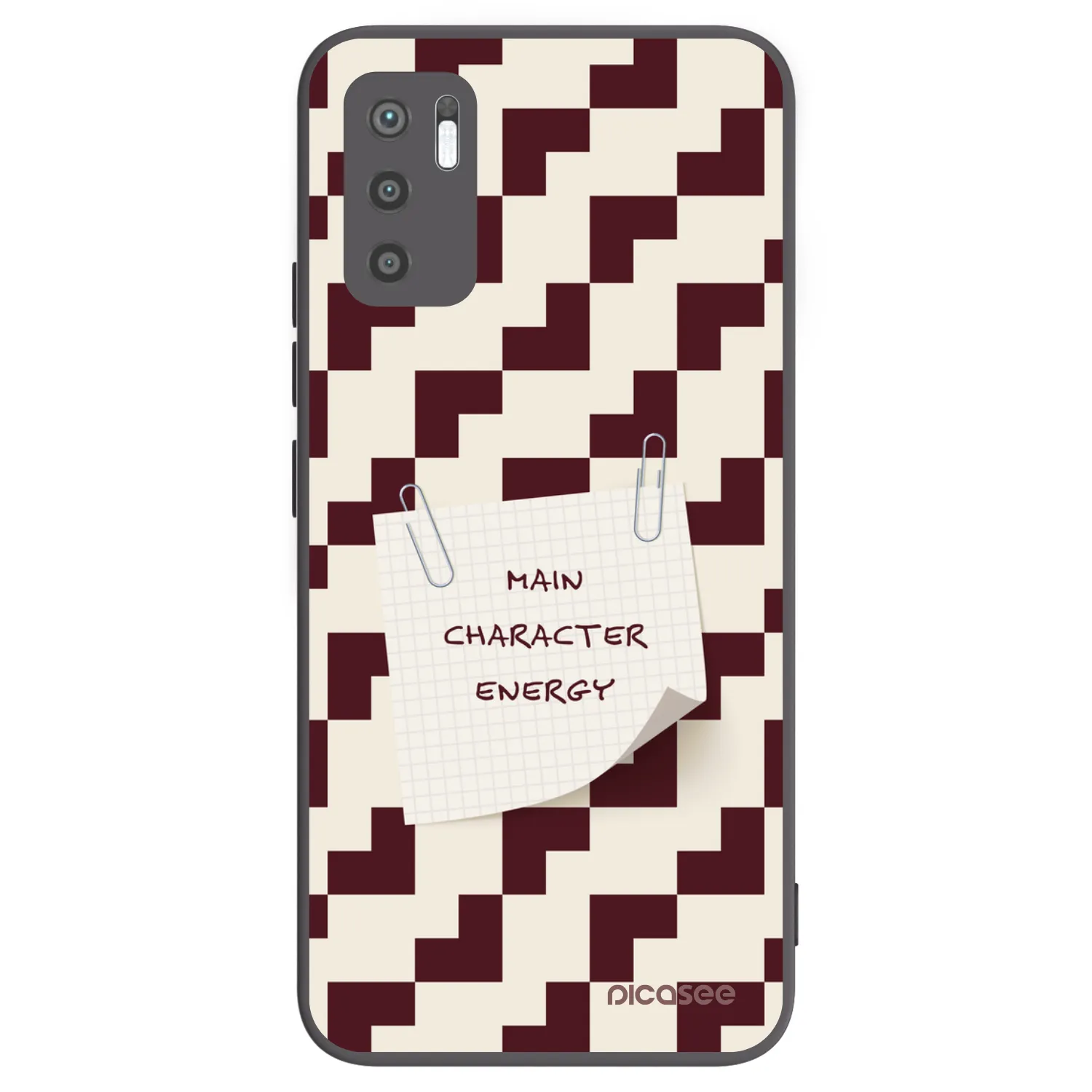 Picasee crna silikonska maskica za Xiaomi Redmi Note 10 5G - Lead Role
