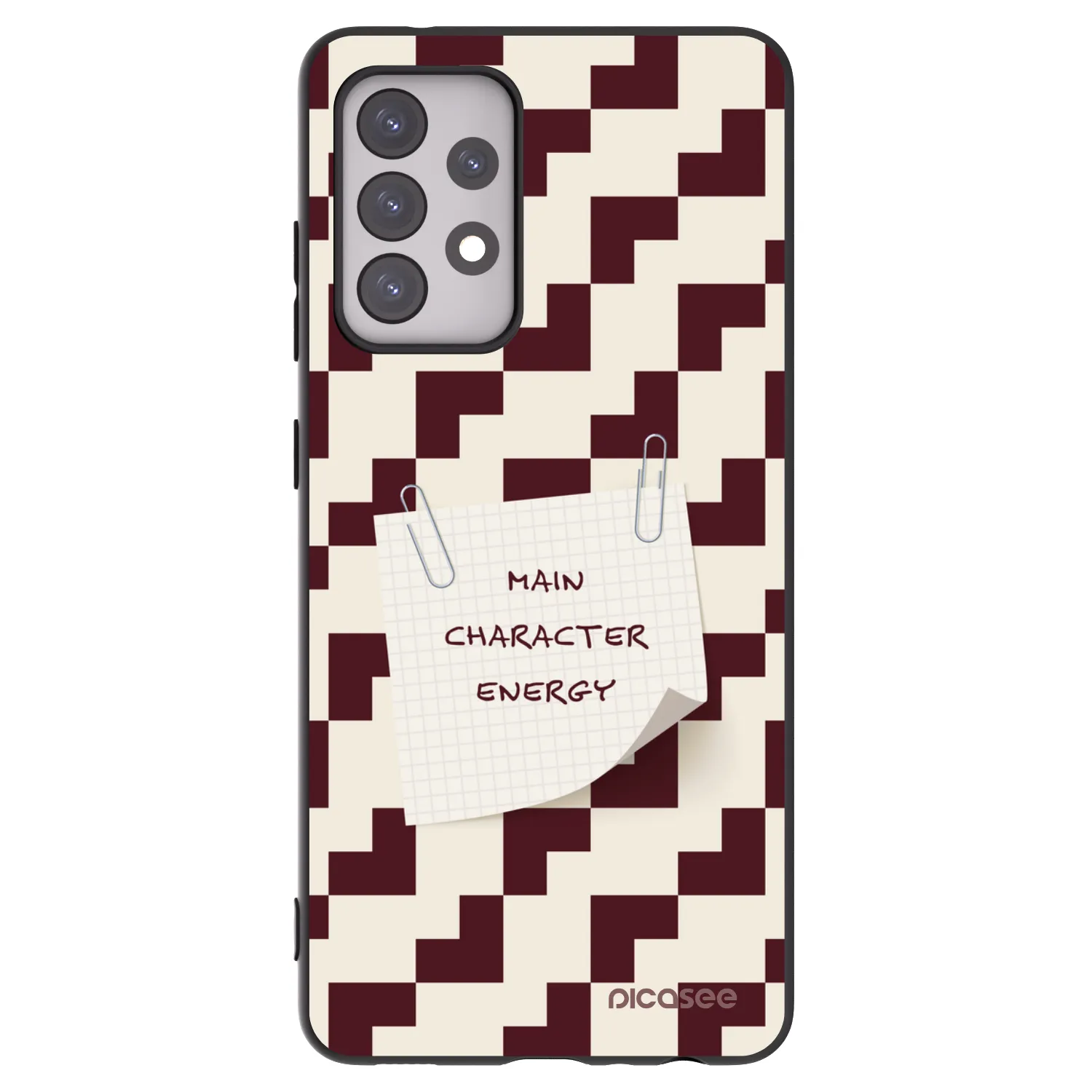 Picasee crna silikonska maskica za Samsung Galaxy A52s 5G A528B - Lead Role