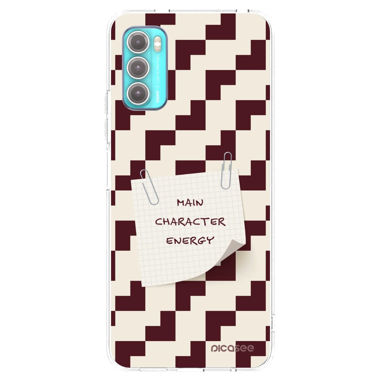 Picasee silikonska prozirna maskica za Motorola Moto G60 - Lead Role