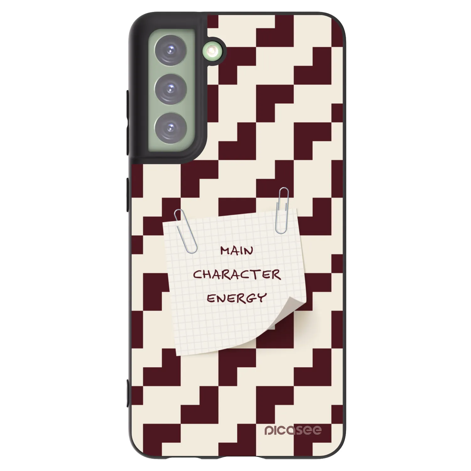 Picasee crna silikonska maskica za Samsung Galaxy S21 FE 5G - Lead Role
